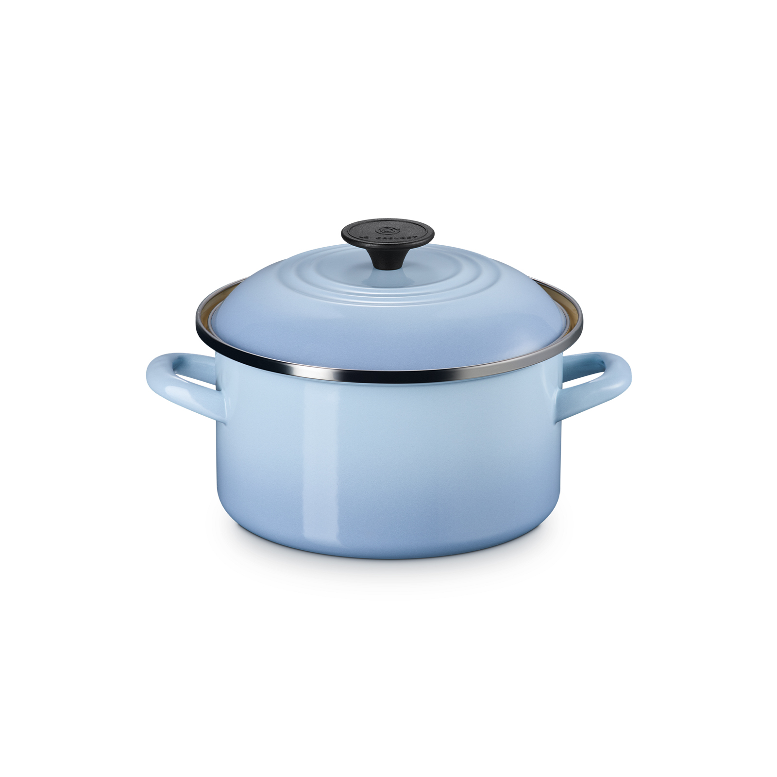 Enamel On Steel Casserole 20cm Coastal Blue