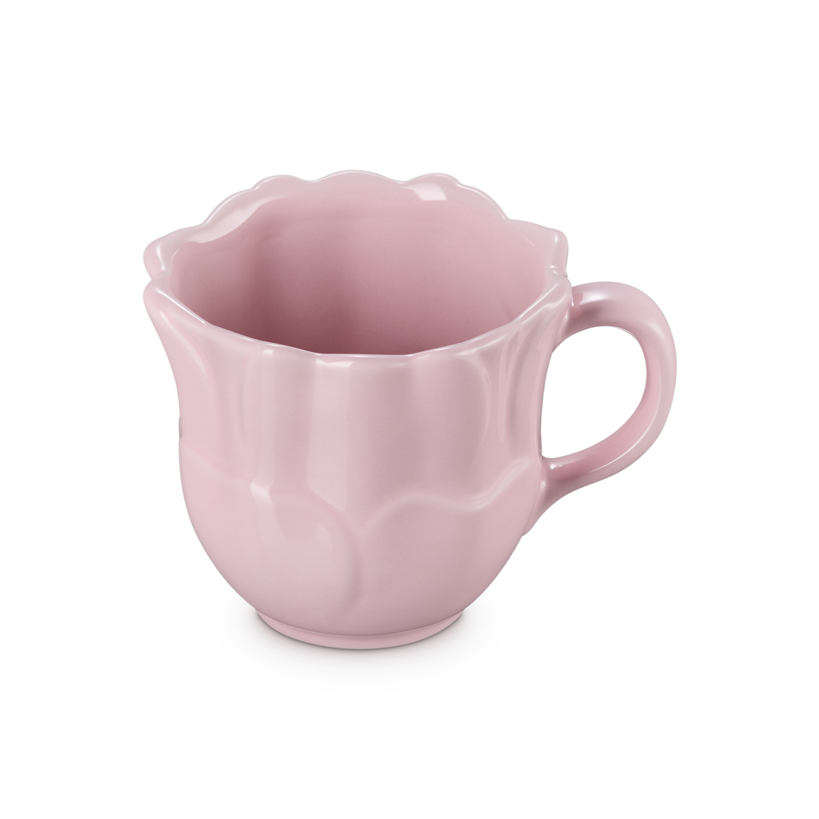 銀蓮花花瓣造型陶瓷杯 image number 1