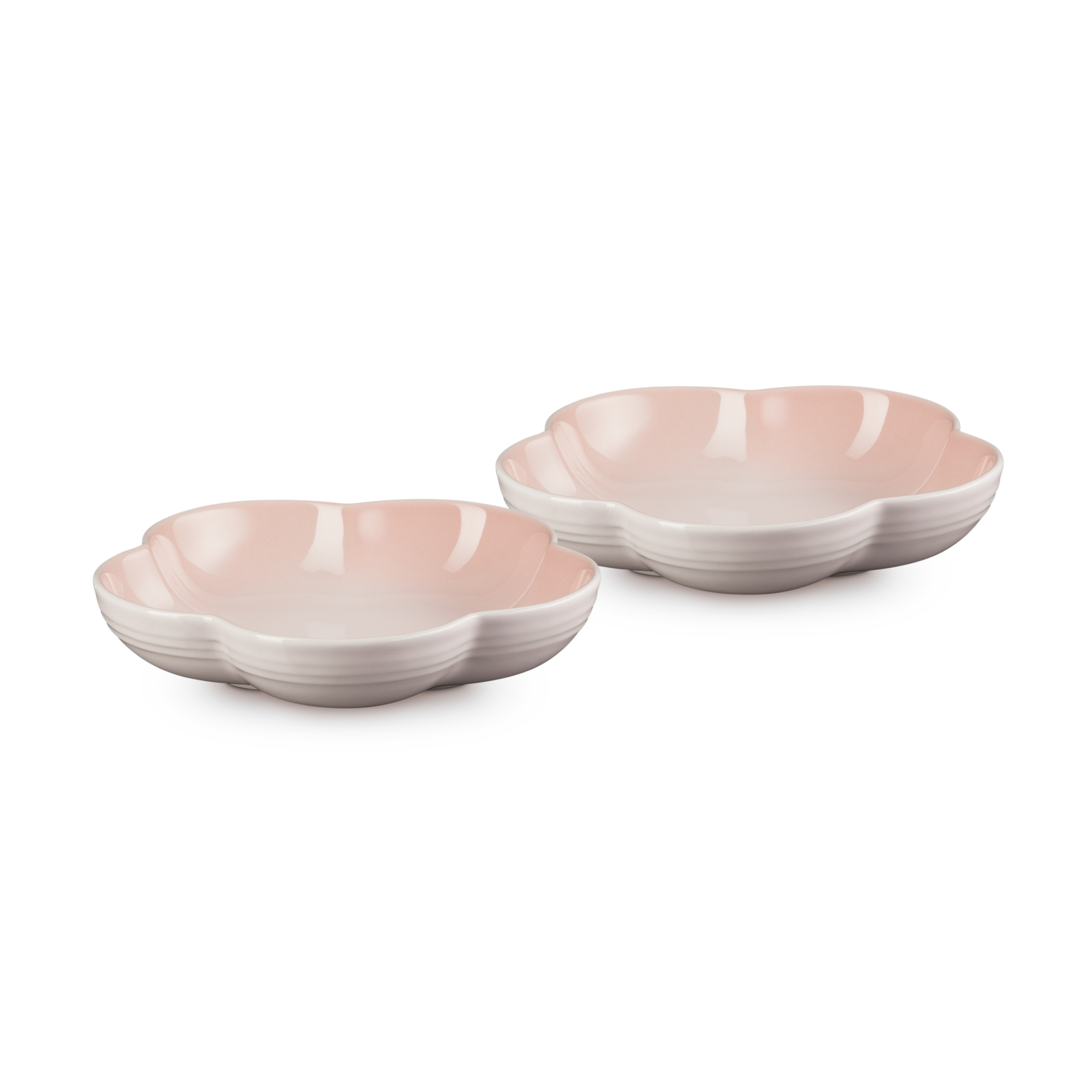Set of 2 Flower Dish image number 1