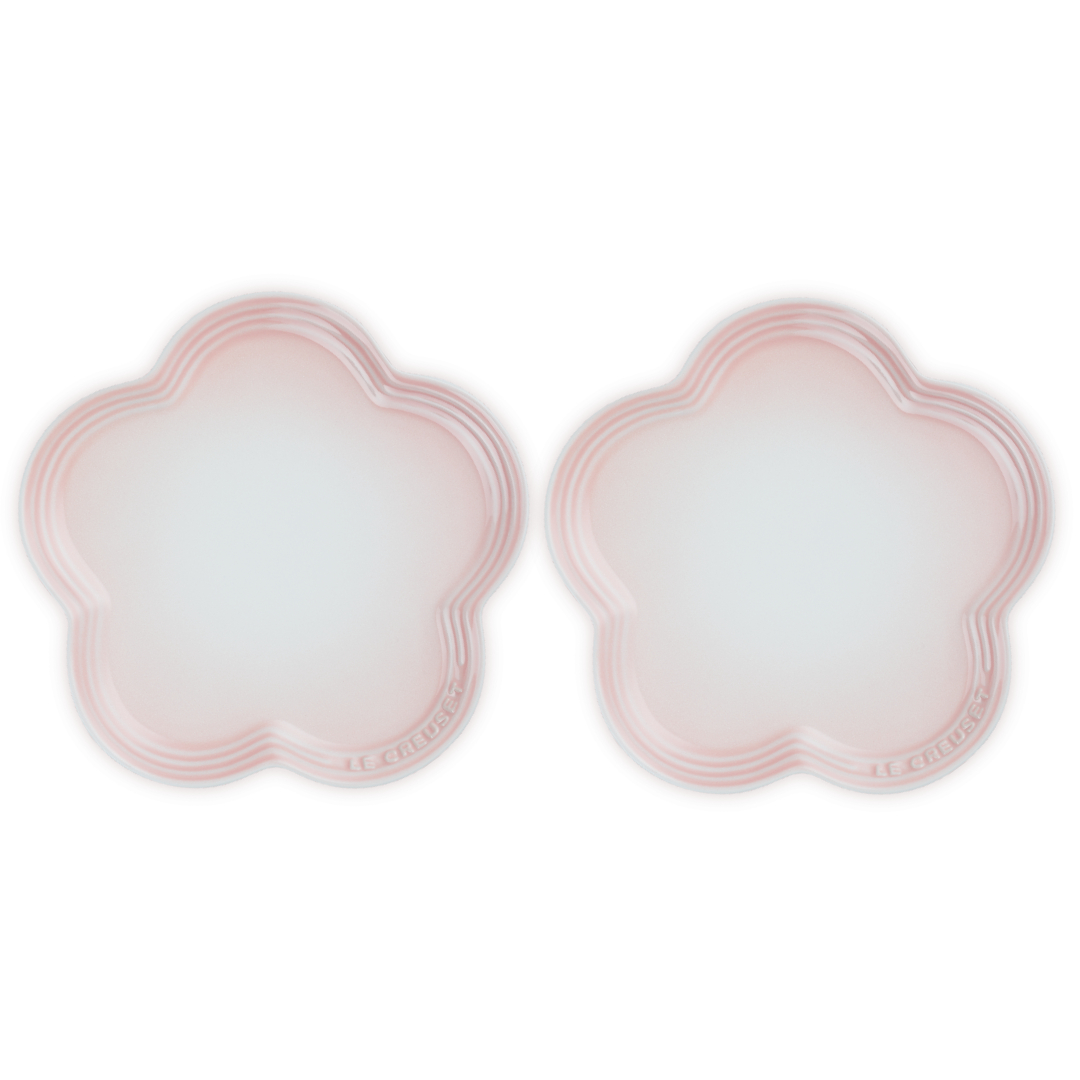 陶瓷花形碟2件裝 image number 0