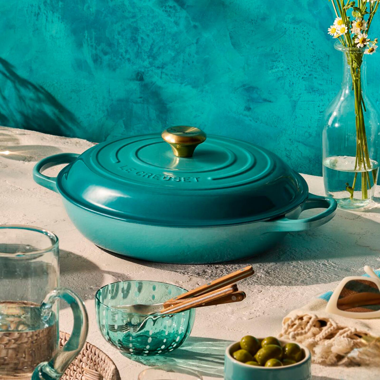 Bleu Riviera 26cm Buffet Casserole Special Set image number 4