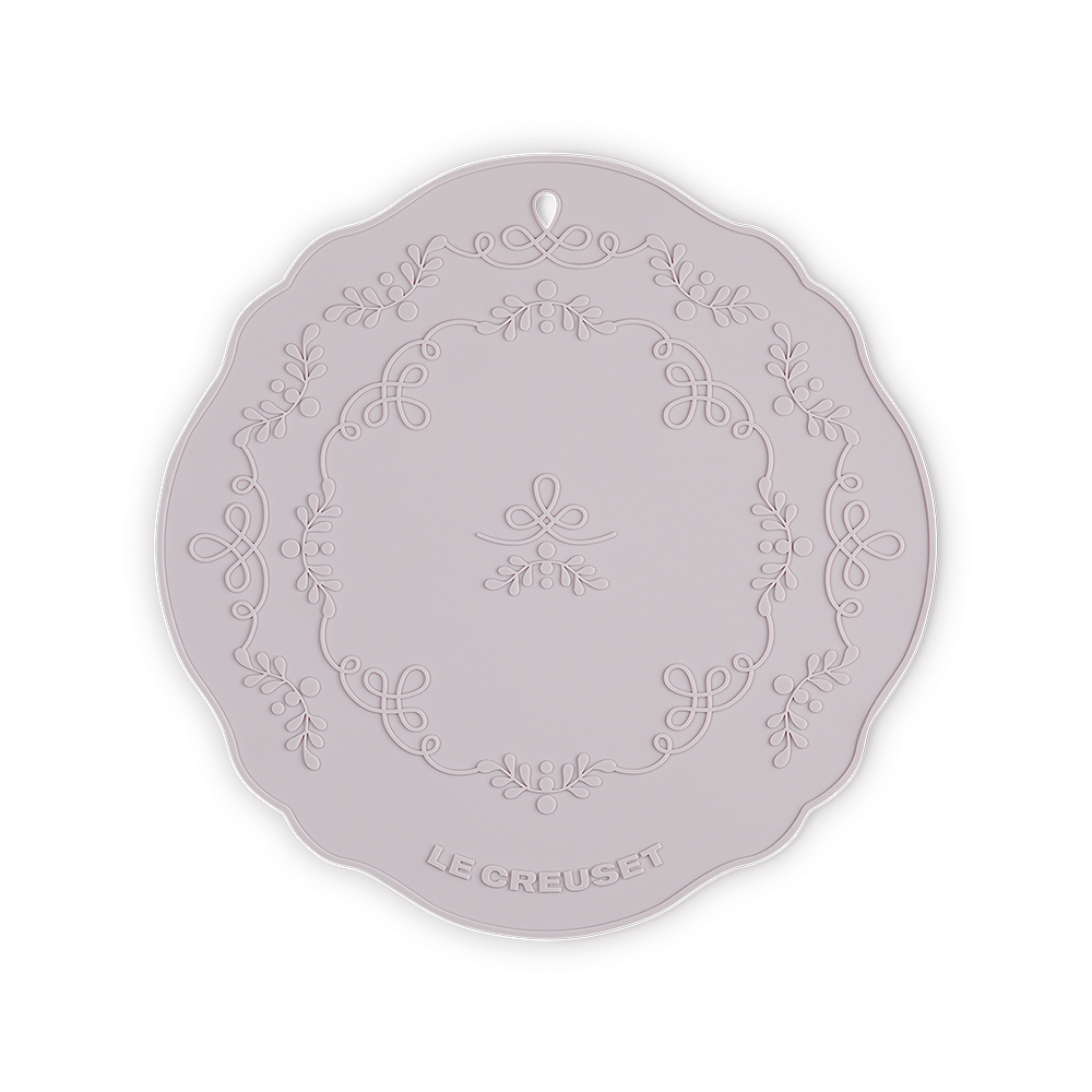 Eternity Lace Silicone Round Trivet image number 0