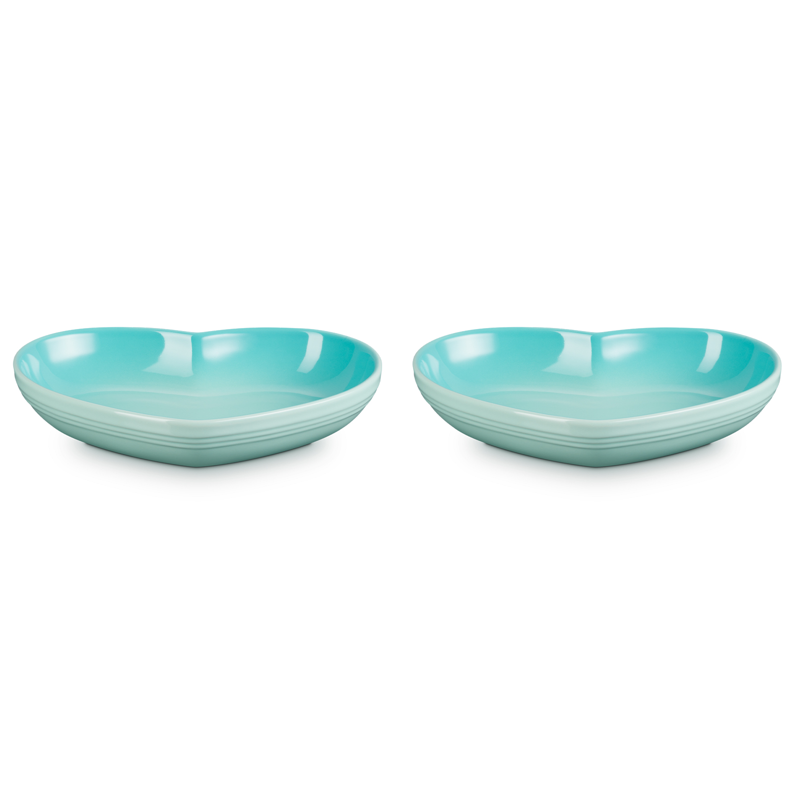Set of 2 Heart Dishes image number 1