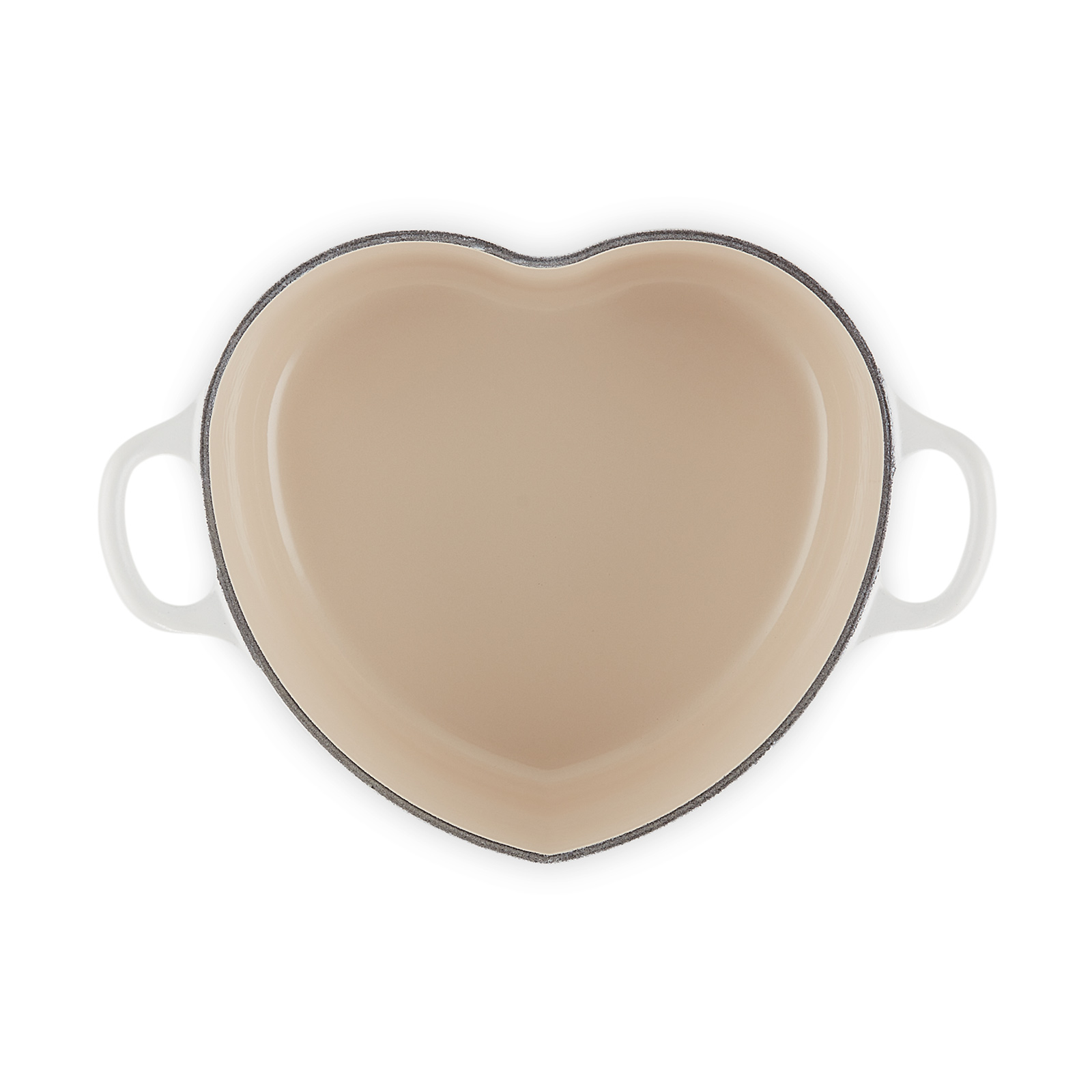 Heart Shaped Casserole (Light Gold Heart Knob) image number 4