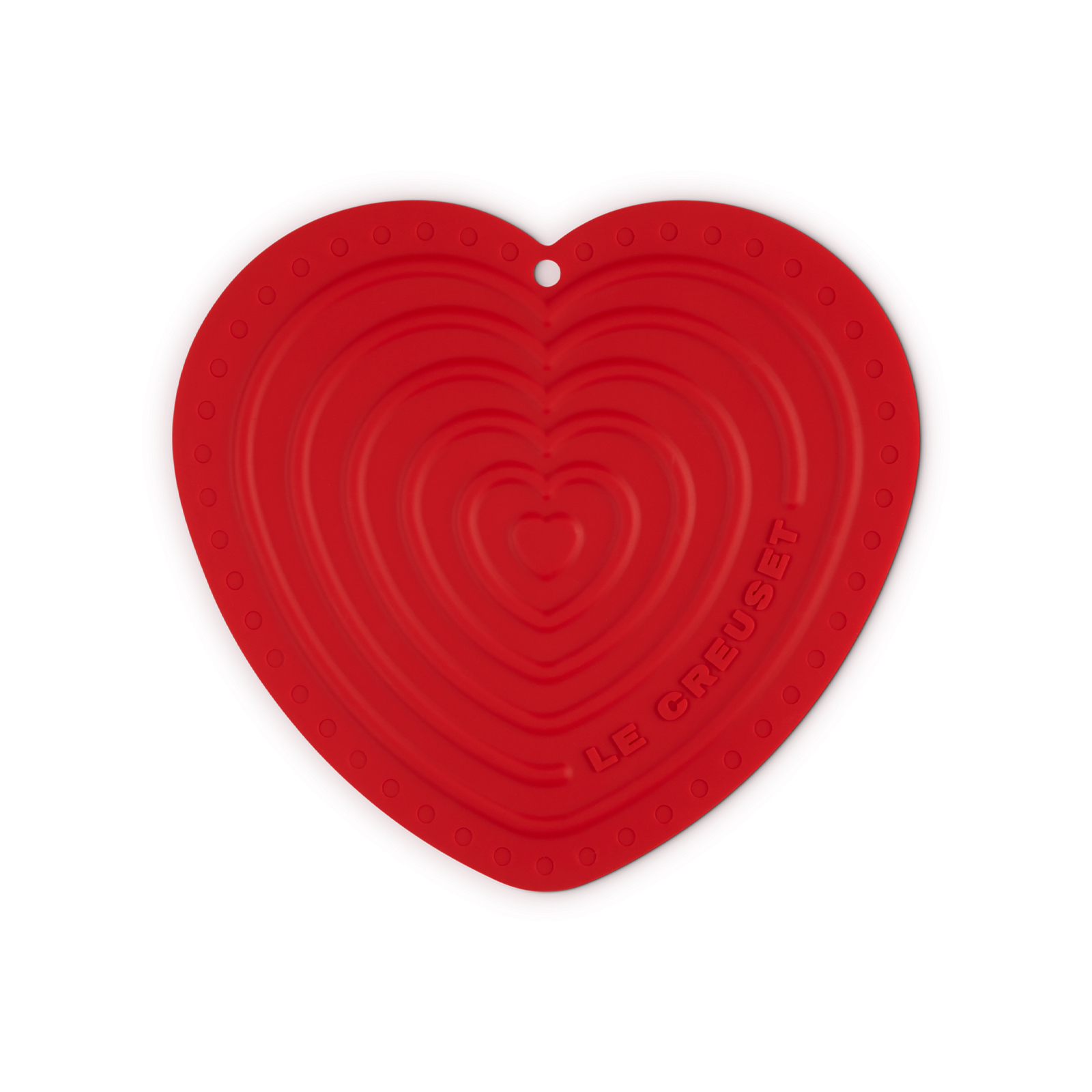 Silicone Heart Hotpad Cerise