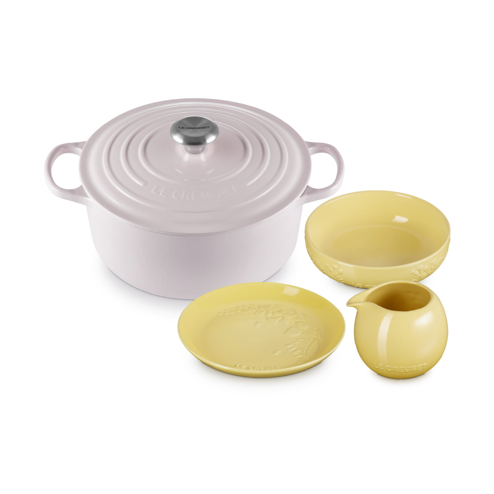 Round Casserole 26cm Shallot Mother's Day Special Set