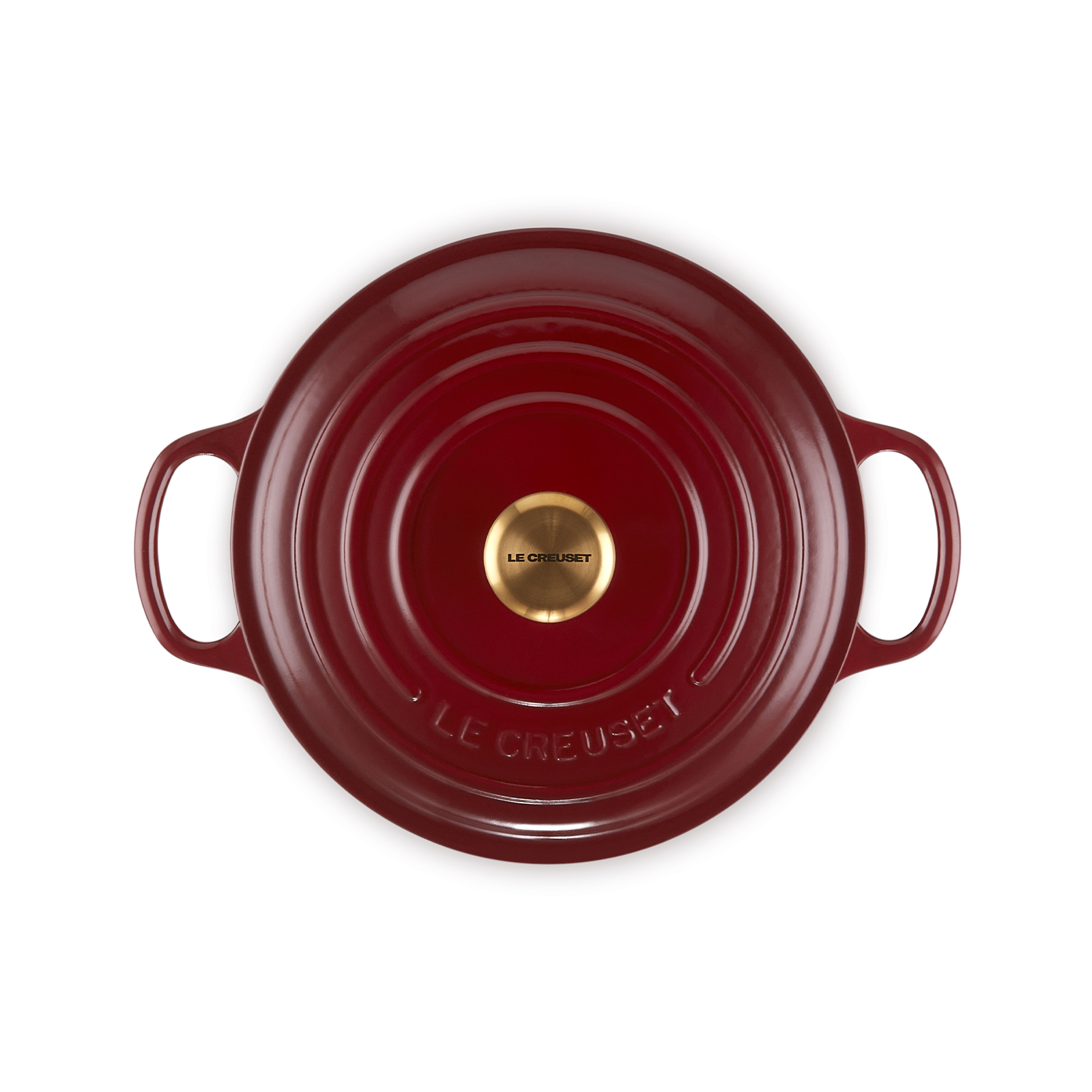 圓形琺瑯鑄鐵鍋 (金色鍋蓋頭) image number 3