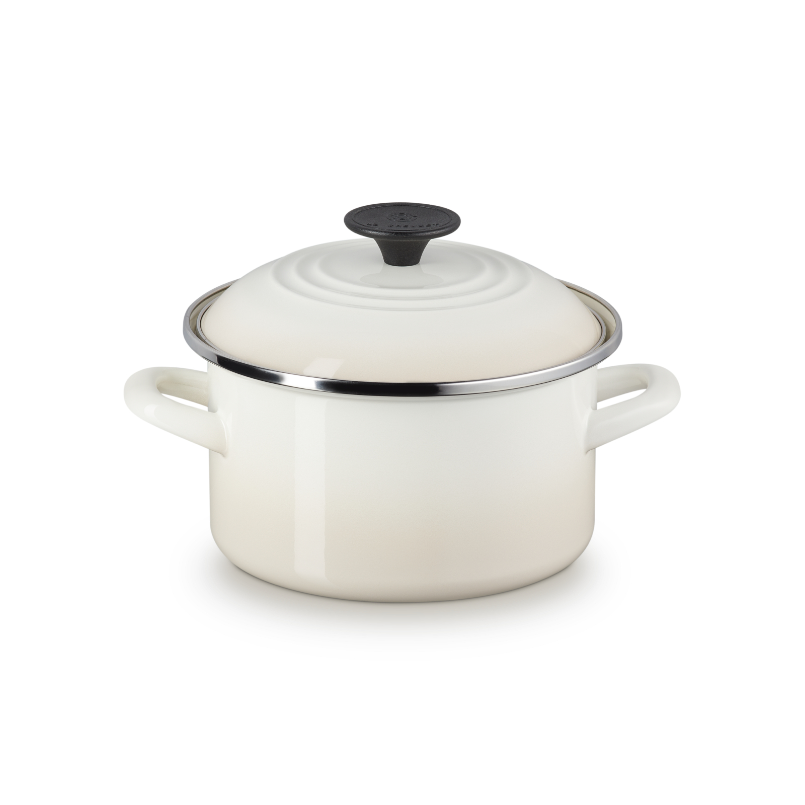 Enamel On Steel Casserole 18cm Meringue