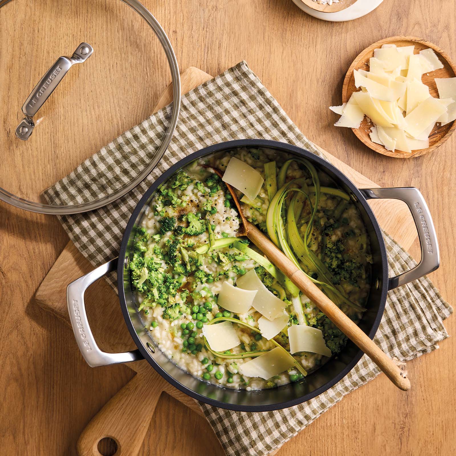 陶瓷易潔平底鍋連玻璃蓋 image number 5