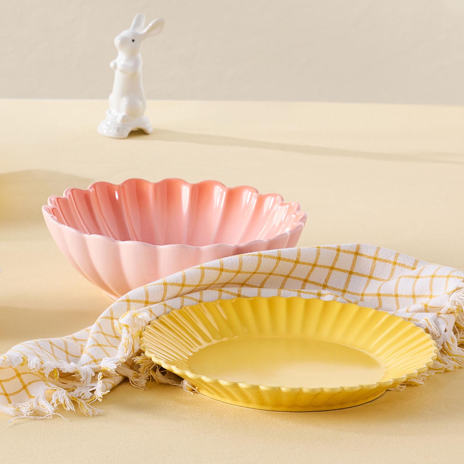 非洲菊造型陶瓷碟 image number 6