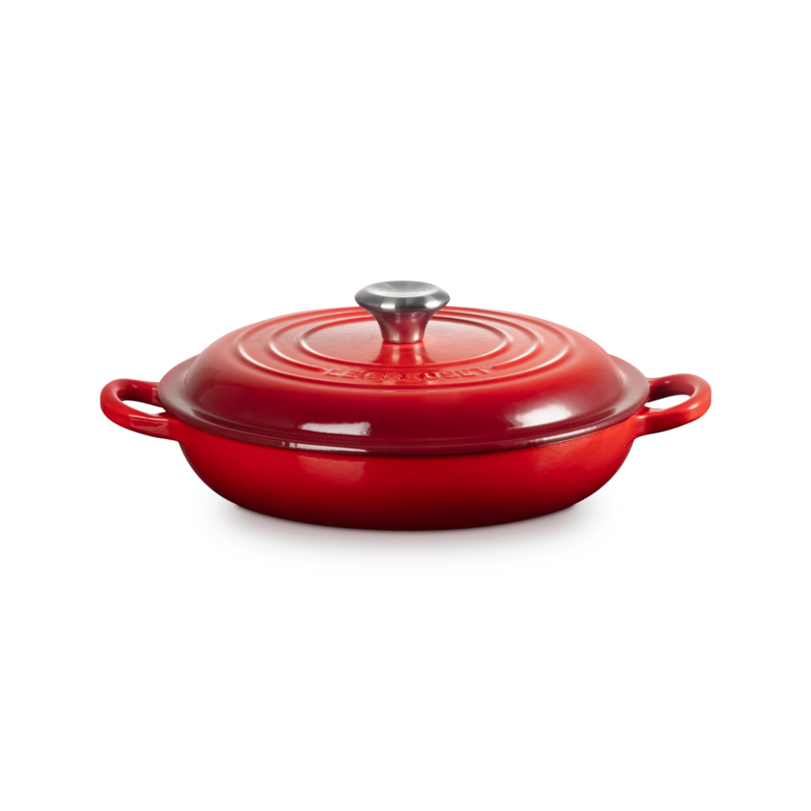 琺瑯鑄鐵淺底鍋 22厘米 Cerise