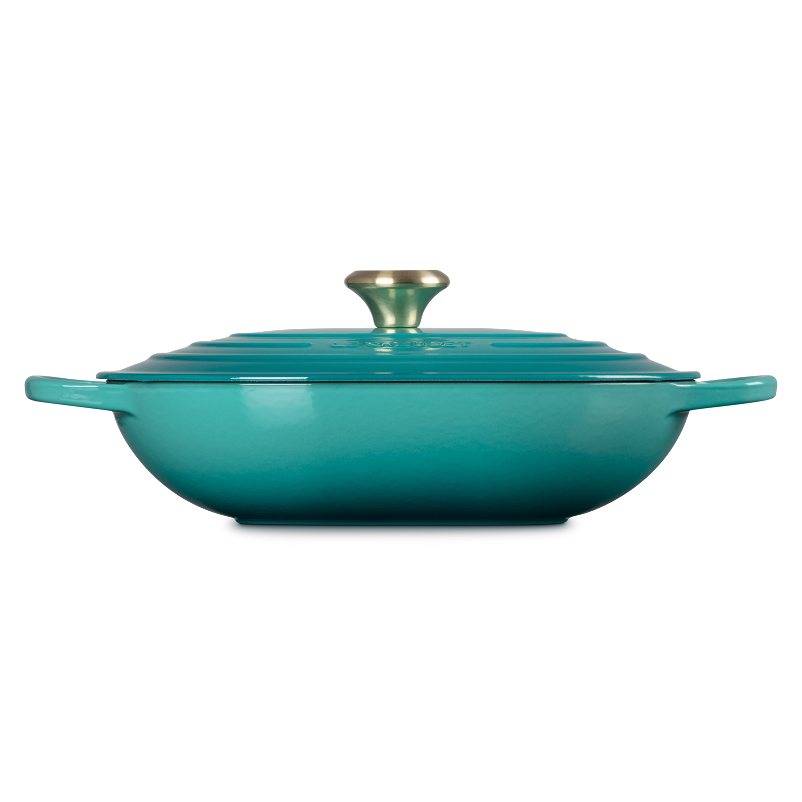 Oblong Casserole (Light Gold Knob) image number 2