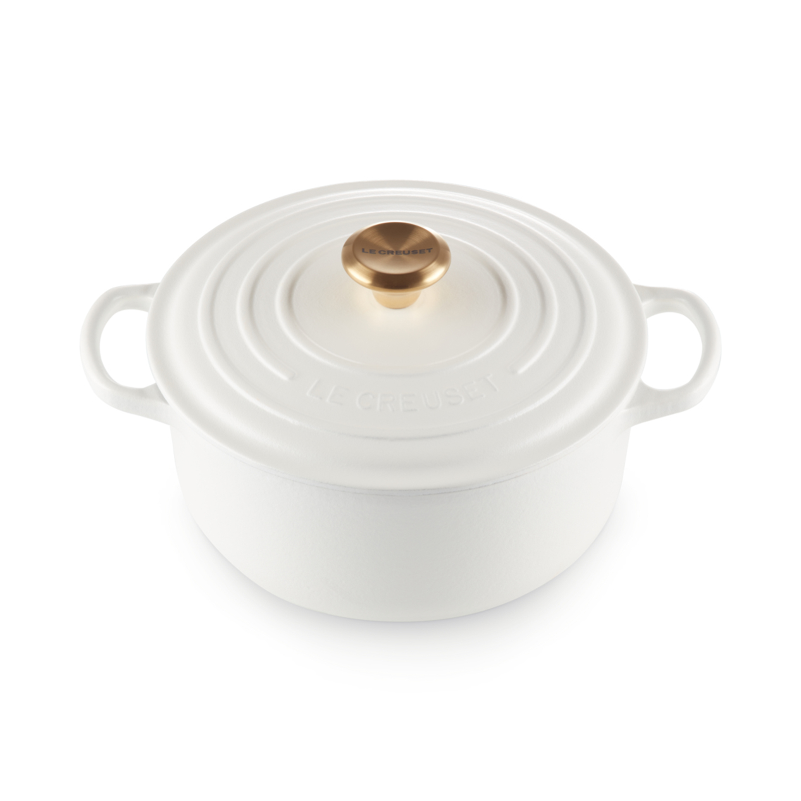 Round Casserole (Gold Knob) image number 1