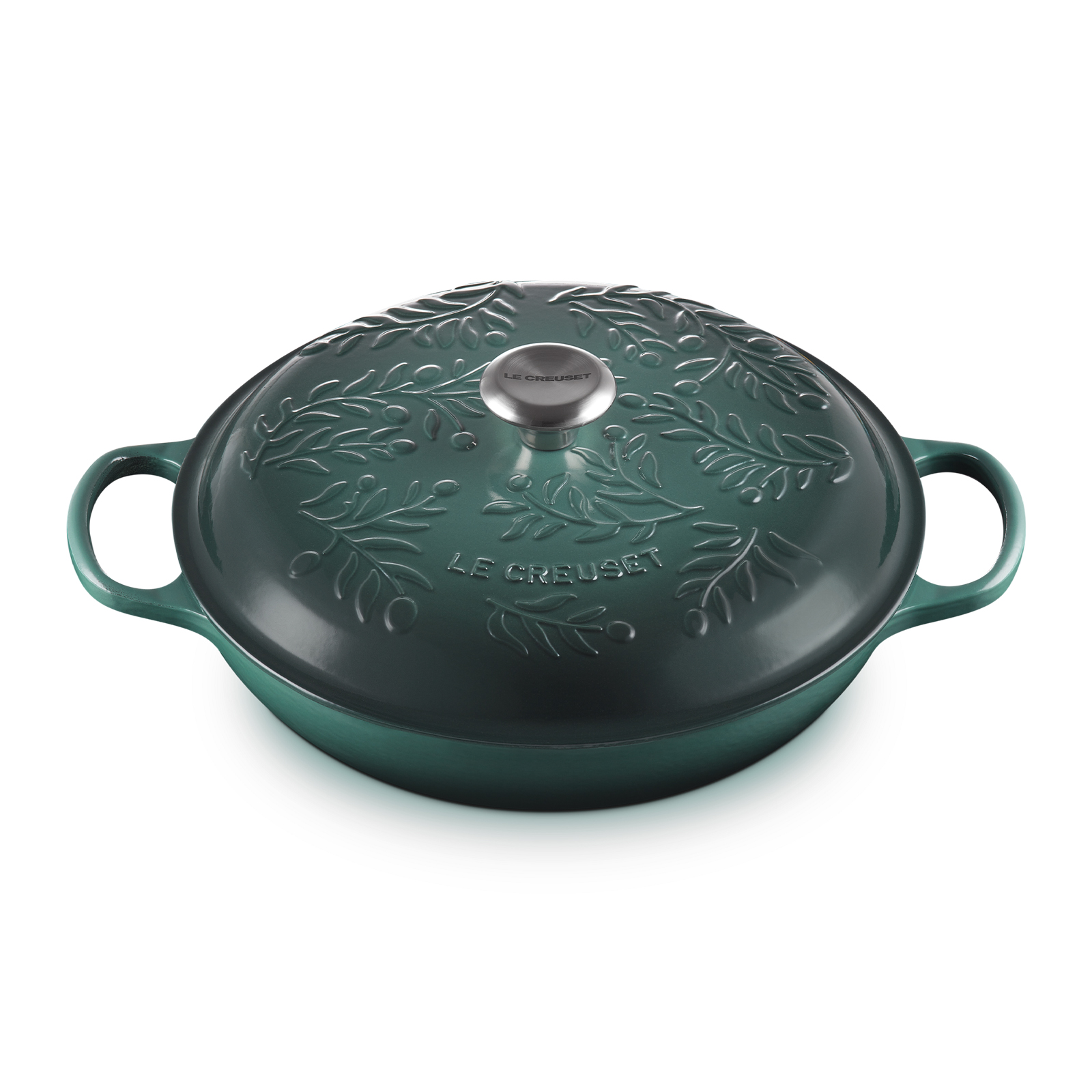 Olive Branch 琺瑯鑄鐵淺底鍋 image number 1