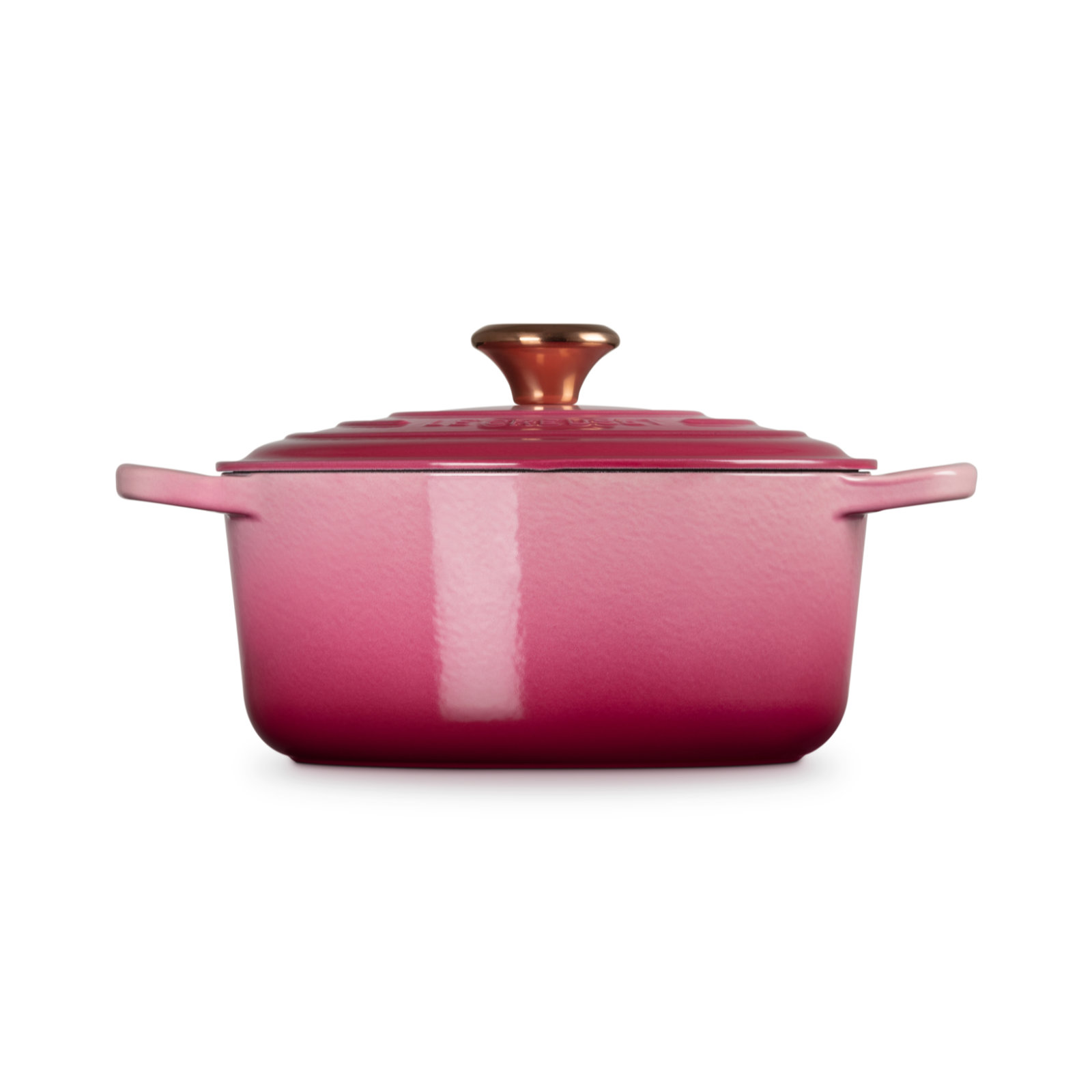 圓形琺瑯鑄鐵鍋 (銅色鍋蓋頭) image number 2