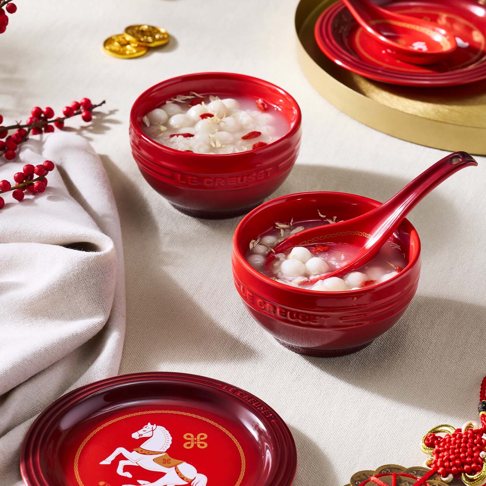 Carousel Set of 2 Chinese Spoon image number 7