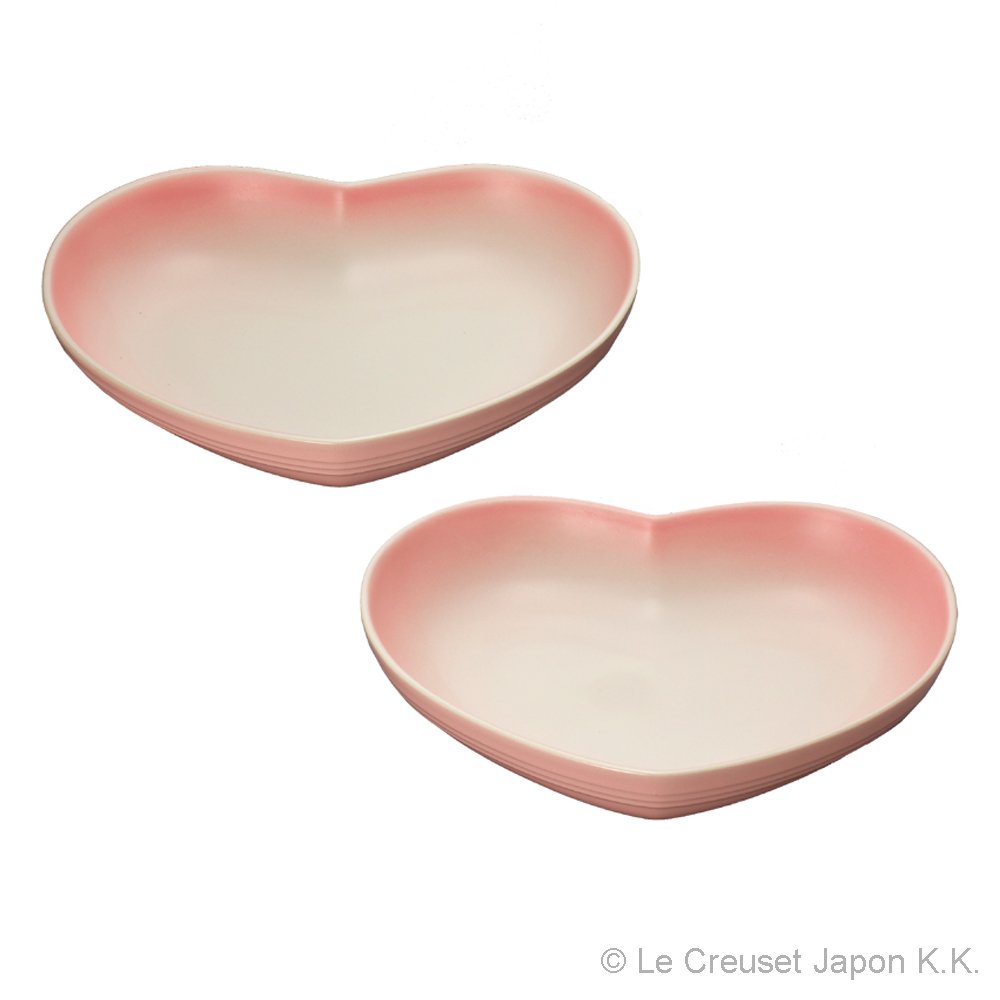 Set of 2 Heart Dishes image number 0