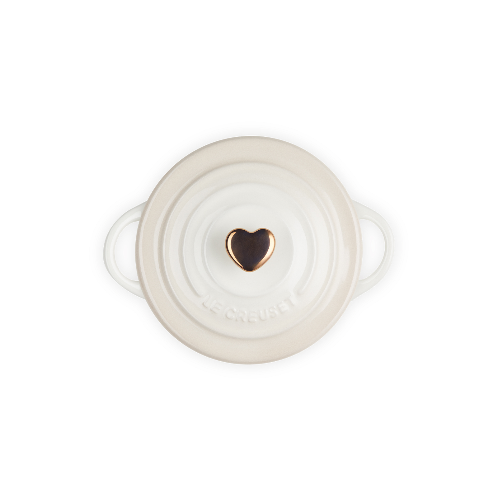 Mini Round Cocotte (Heart Gold Knob) image number 3