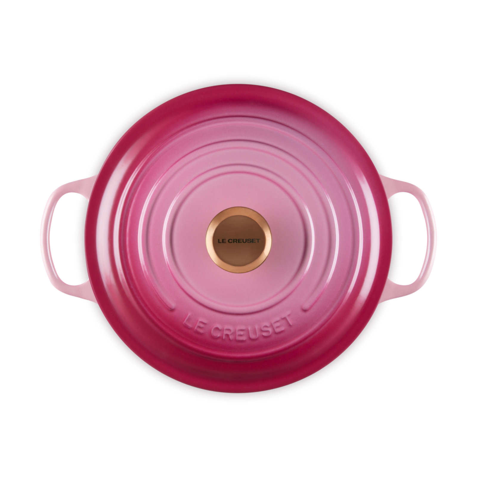 圓形琺瑯鑄鐵鍋 (銅色鍋蓋頭) image number 3