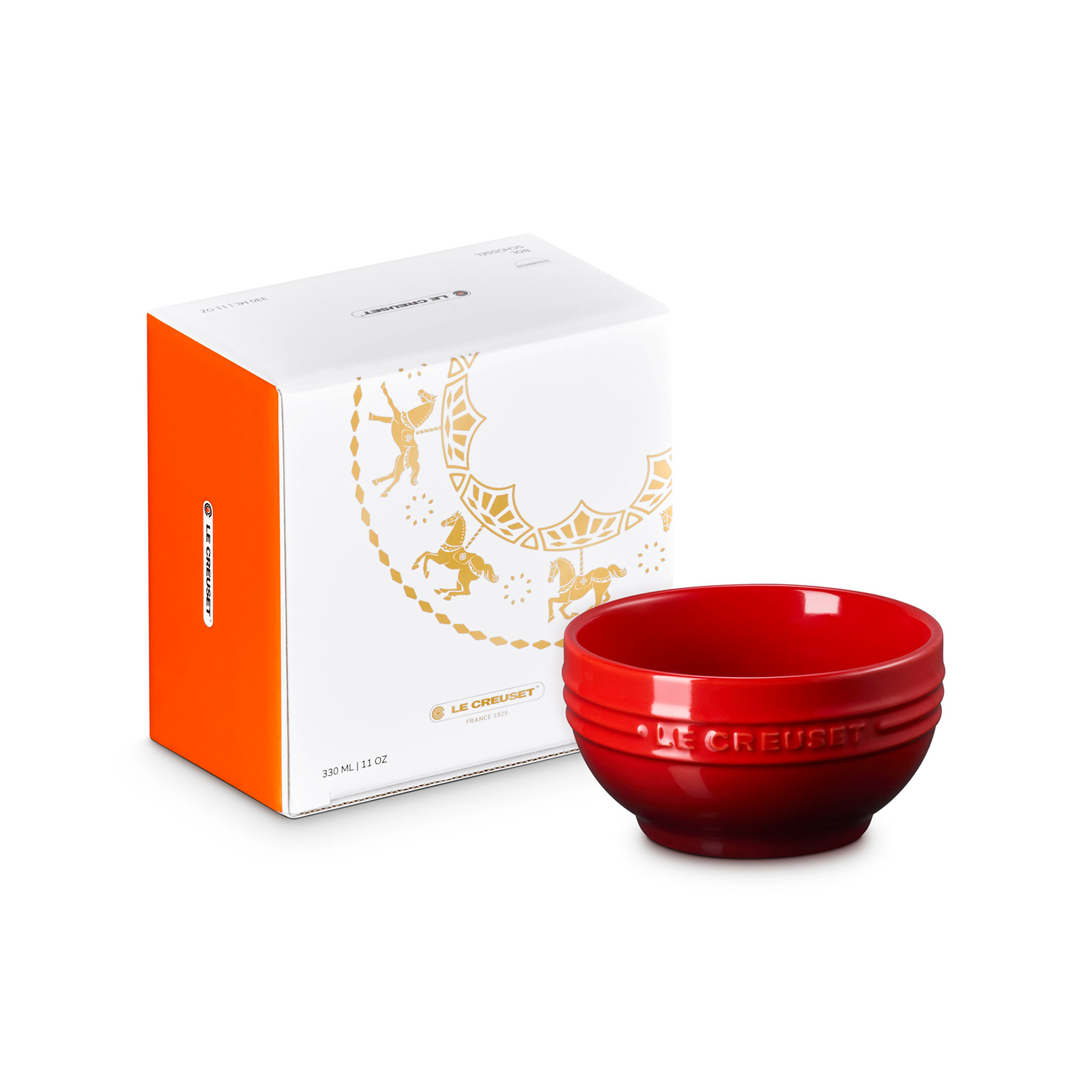 Carousel Rice Bowl 330ml Cerise