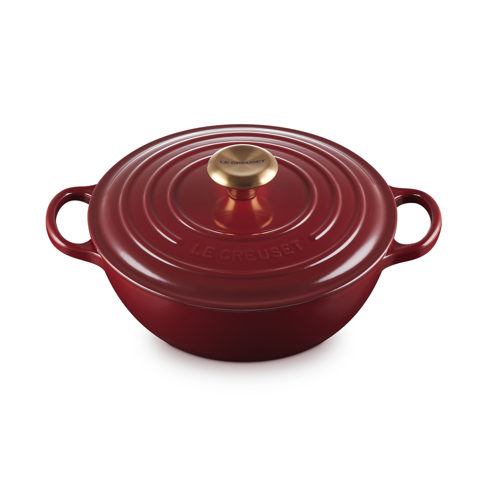 琺瑯鑄鐵深炒鍋 (金色鍋蓋頭) image number 1