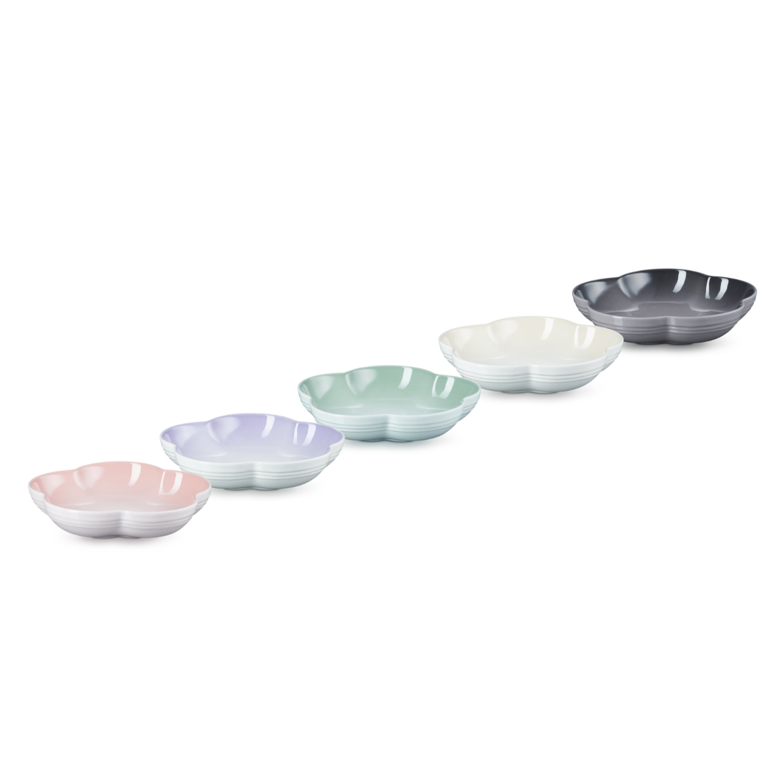 Set of 5 Flower Dish image number 2