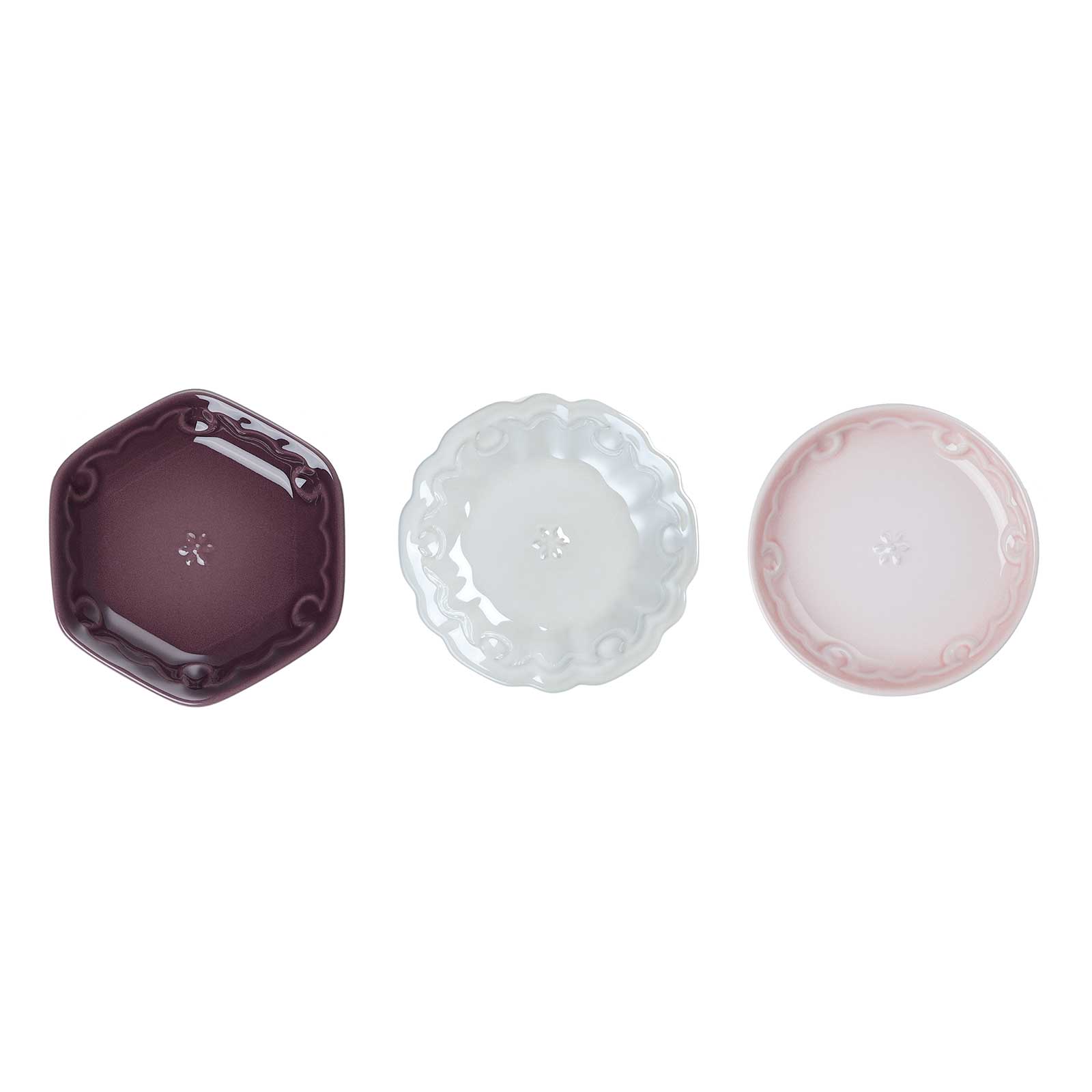 迷你陶瓷碟 3件裝