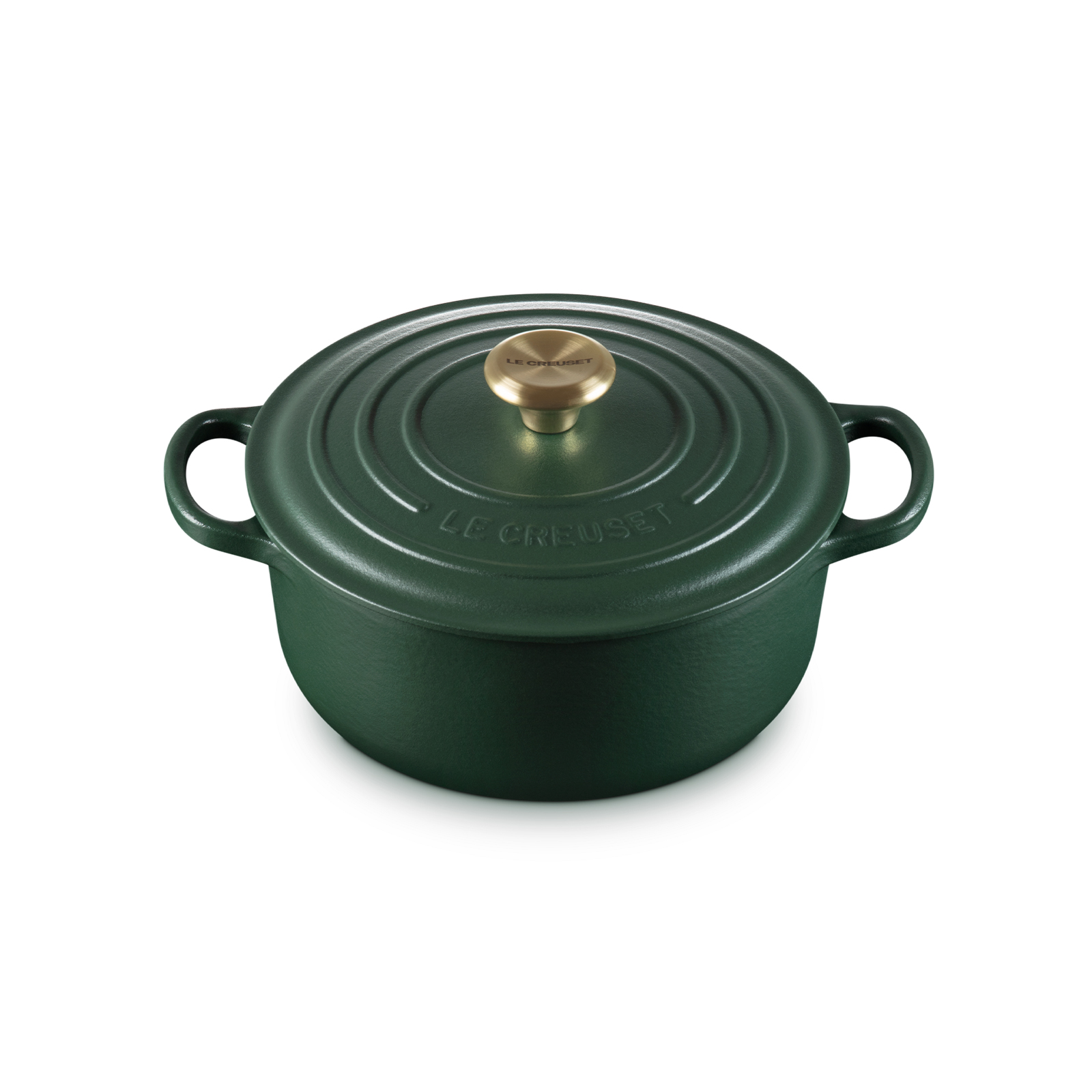 Round Casserole (Light Gold Knob) image number 1