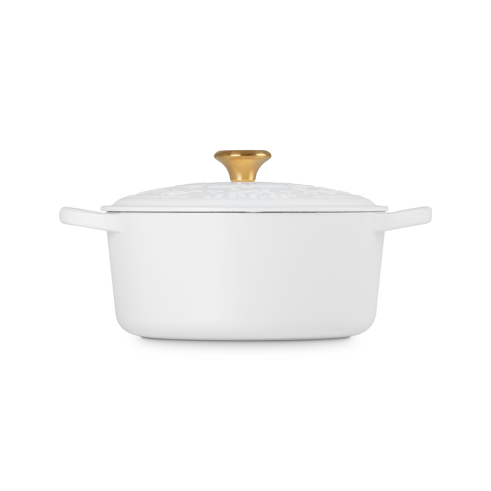 Carousel Round Casserole (Gold Knob) image number 2