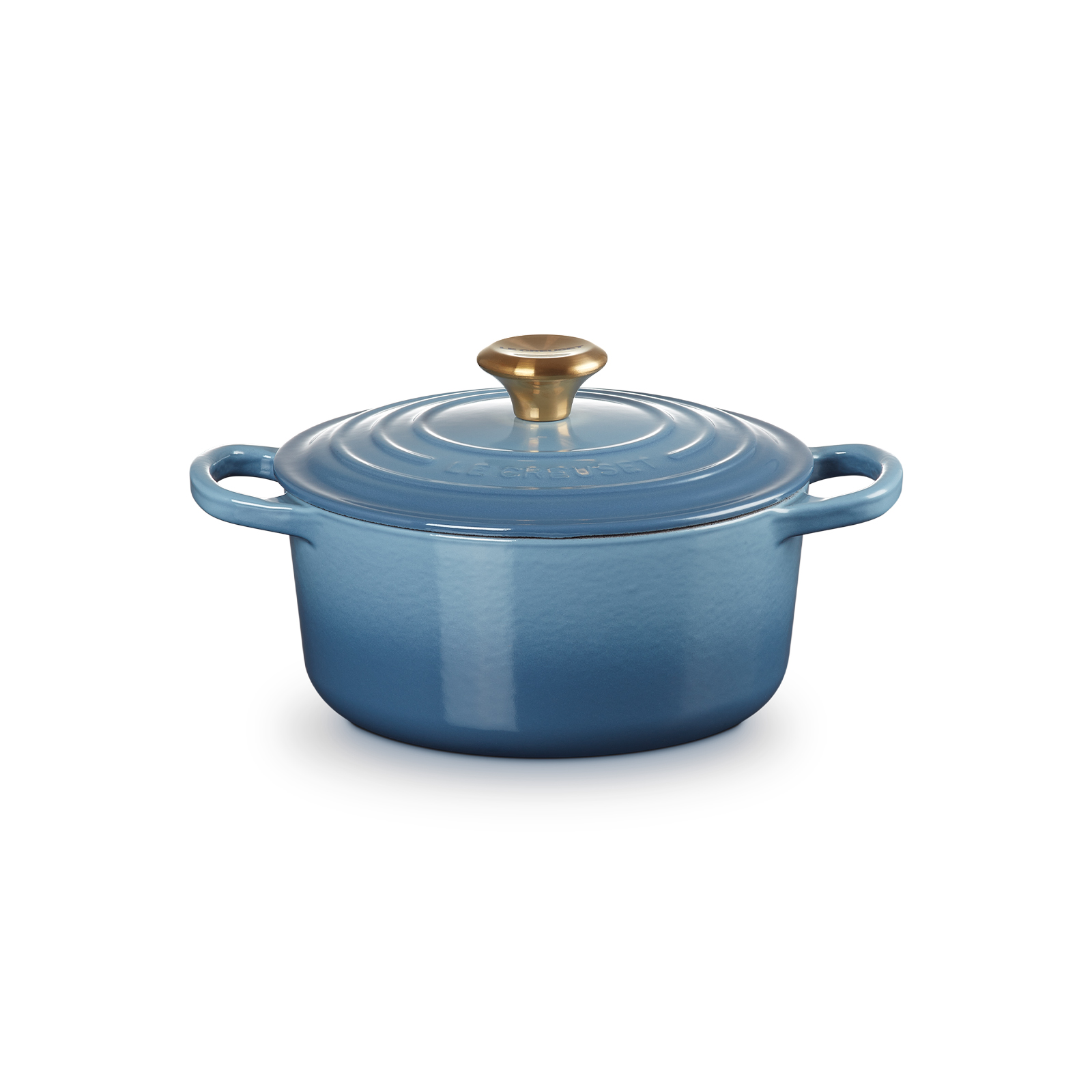 Round Casserole 18cm Chambray (Gold Knob)