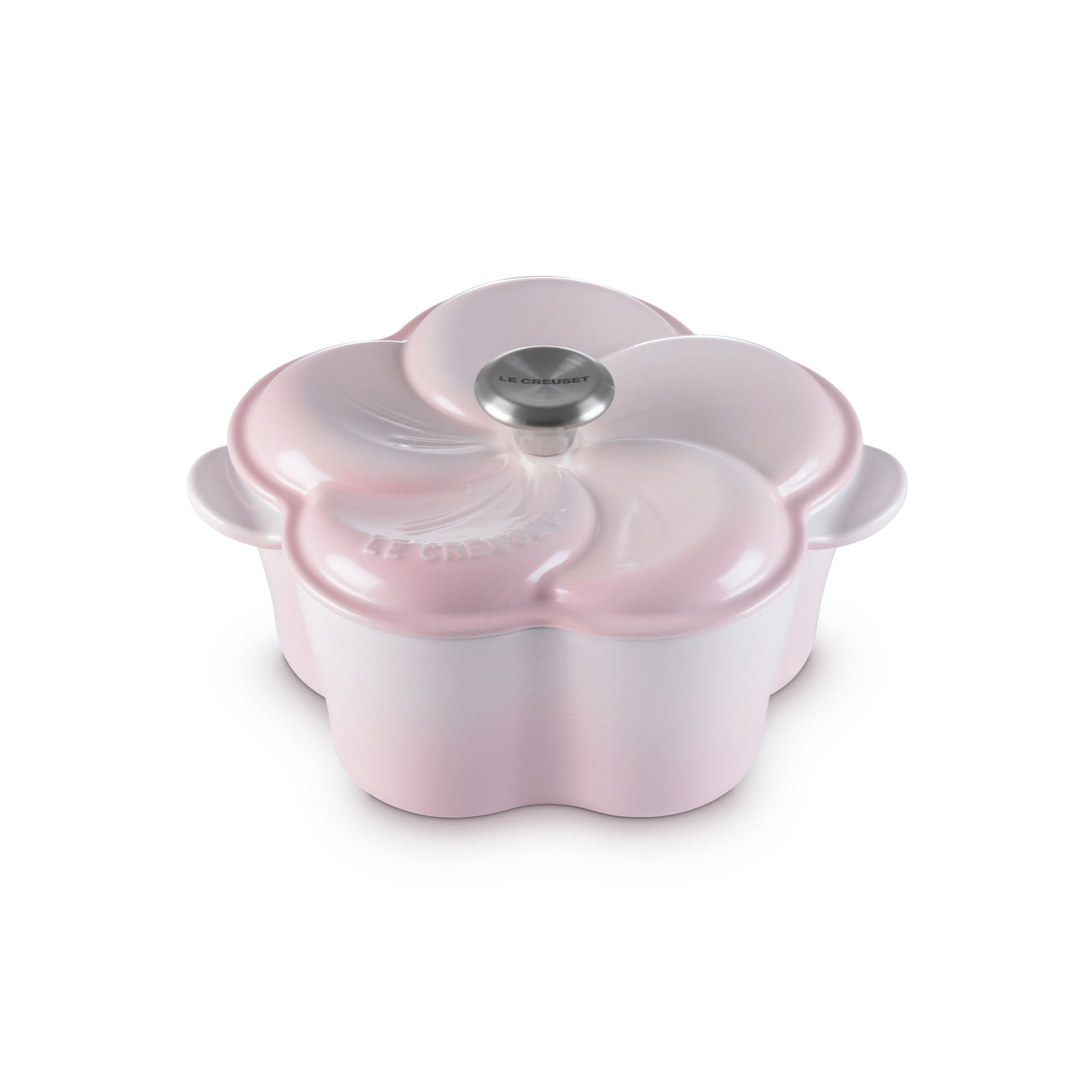Flower Cocotte 20cm Shell Pink