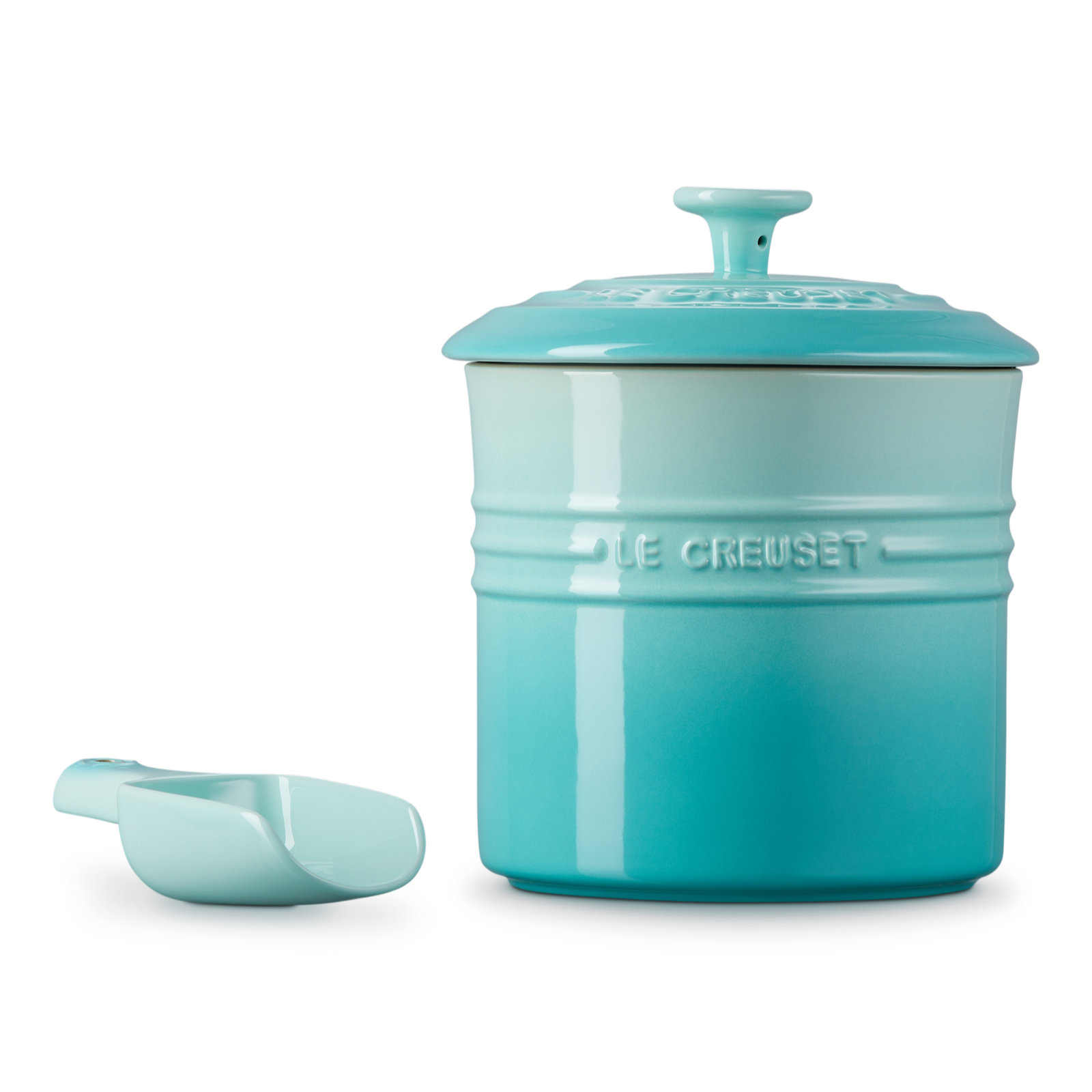 Pet Food Container with Scoop image number 2