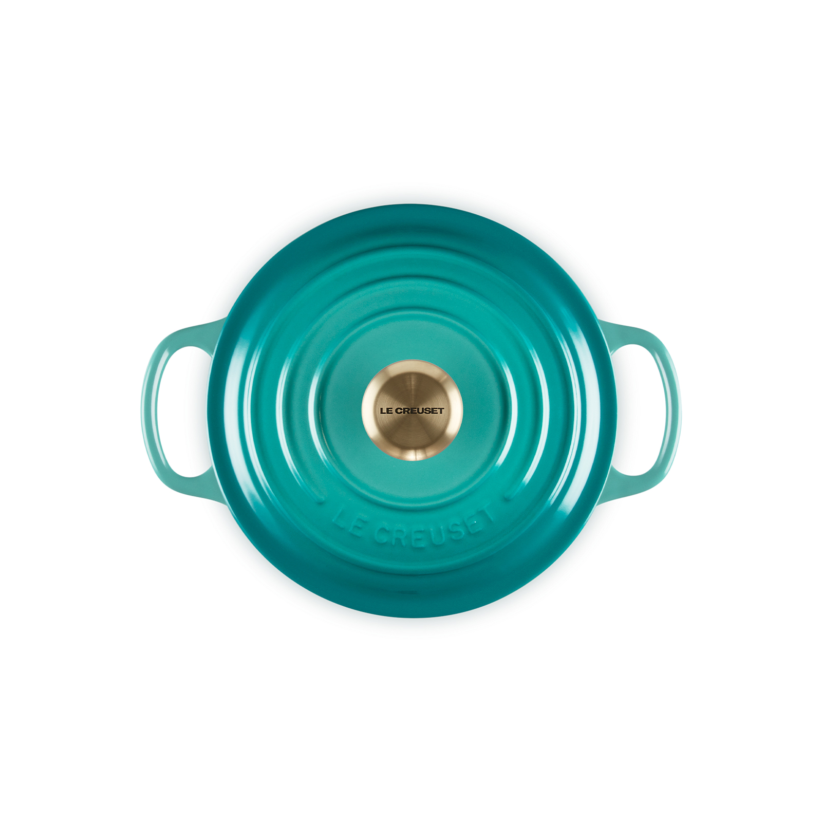 Round Casserole (Light Gold Knob) image number 3