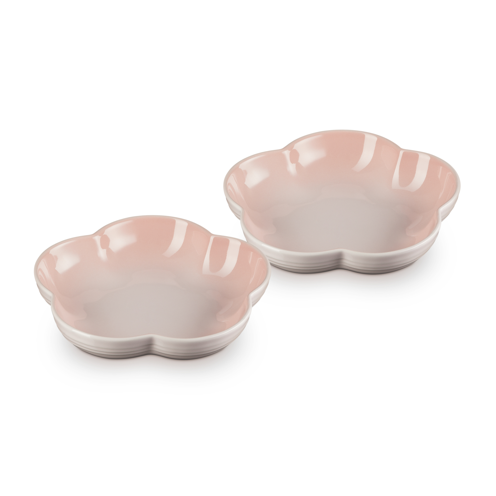 Set of 2 Flower Dish image number 0