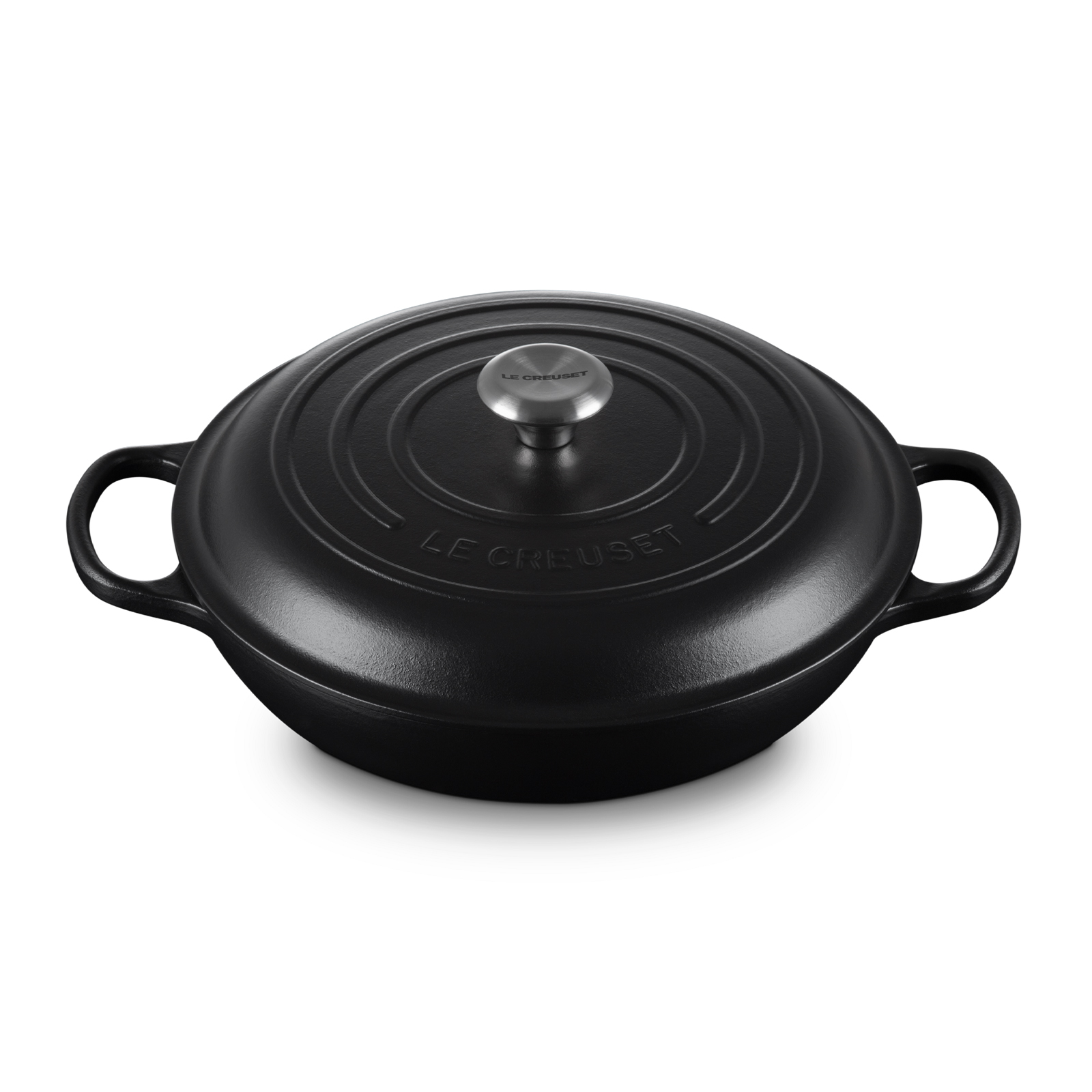 琺瑯鑄鐵淺底鍋 (黑色內鍋) image number 1