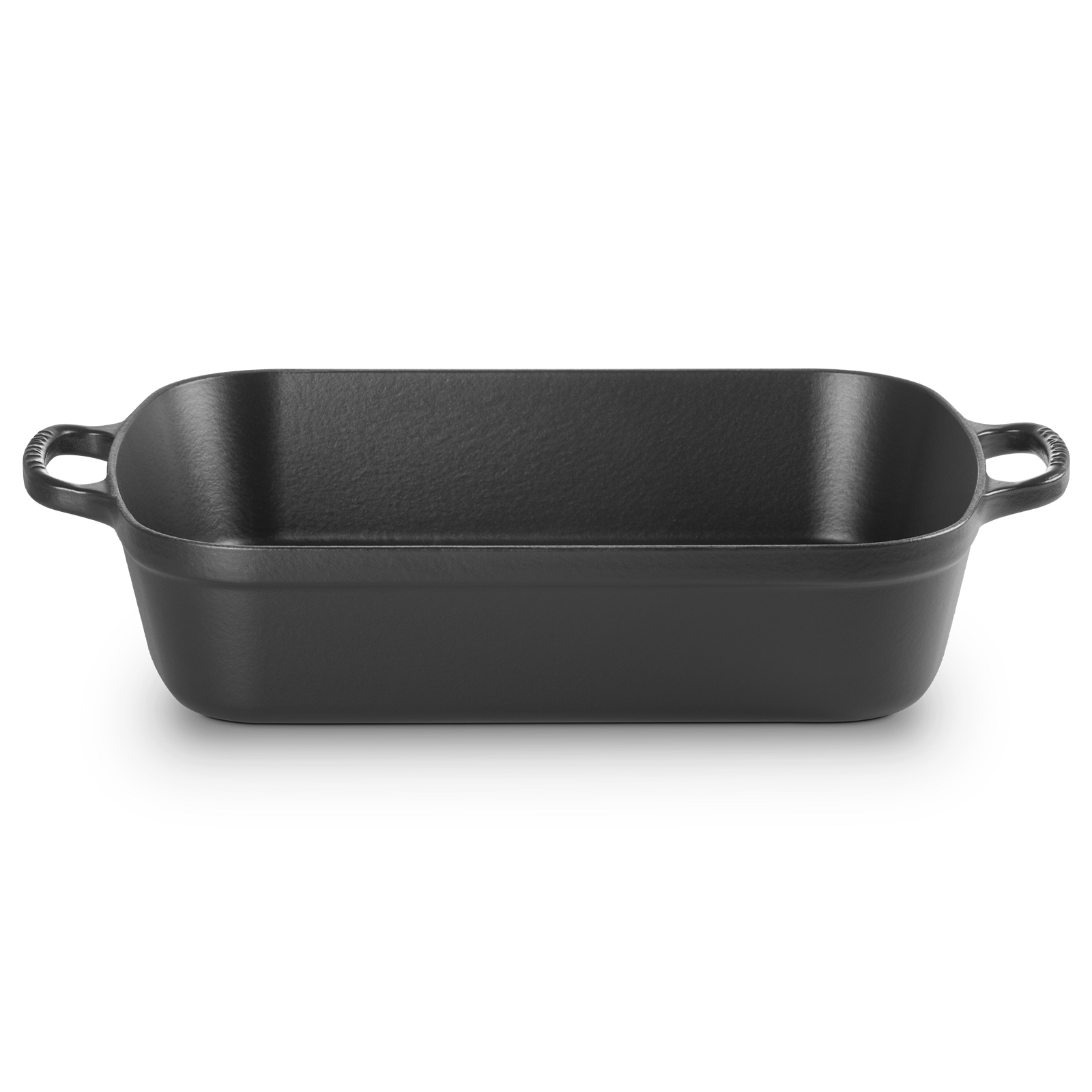 長方形琺瑯鑄鐵焗盤 36厘米 Matte Black