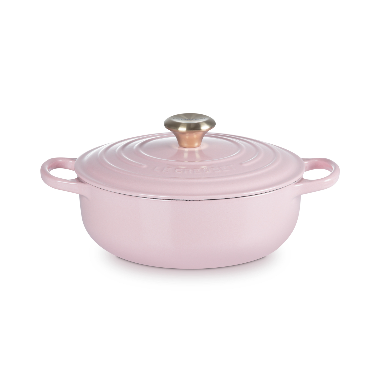 Sauteuse Casserole 24cm Chiffon Pink (Light Gold Knob)