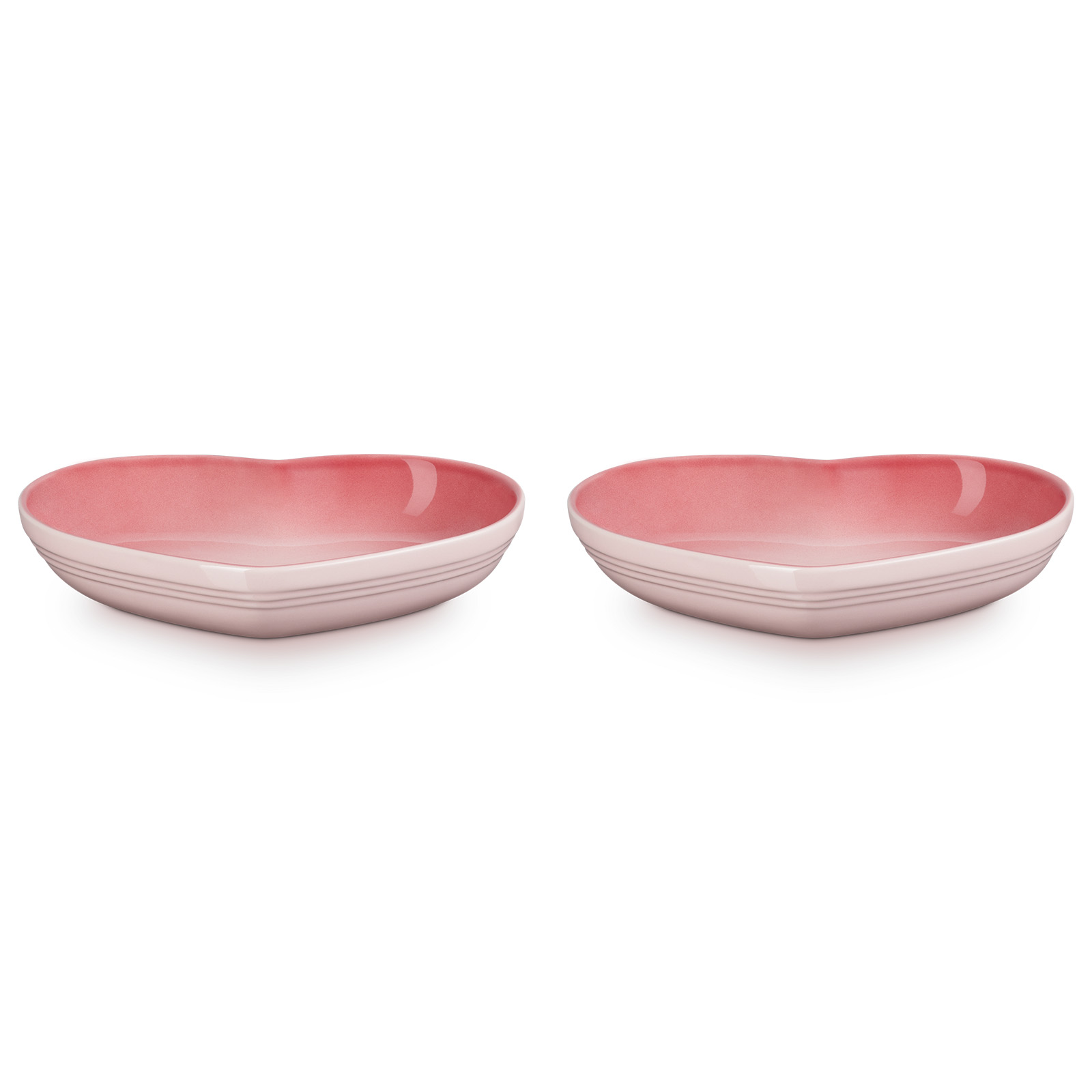 Set of 2 Heart Dishes image number 1