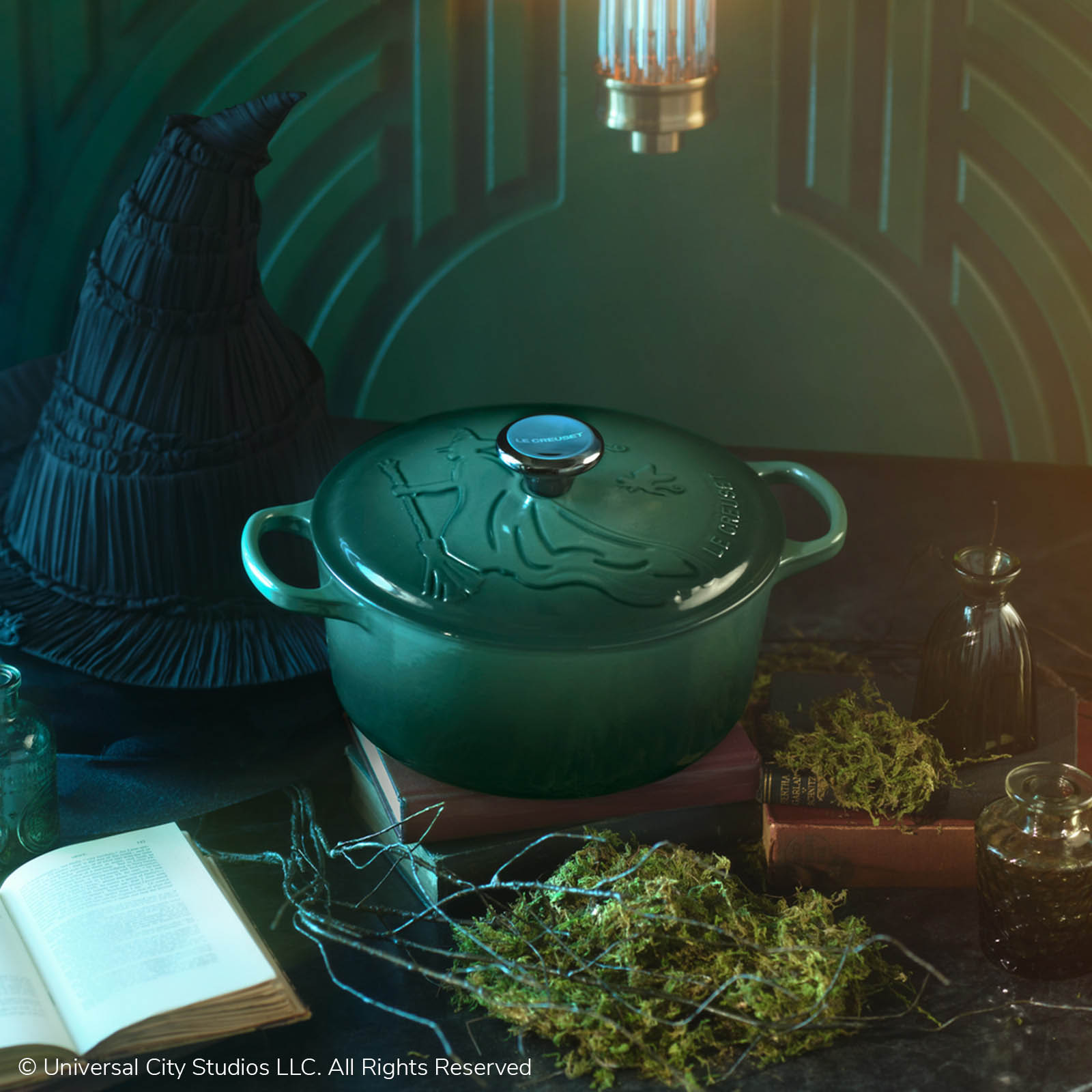 Wicked Elphaba 浮雕圓形琺瑯鑄鐵鍋 image number 6