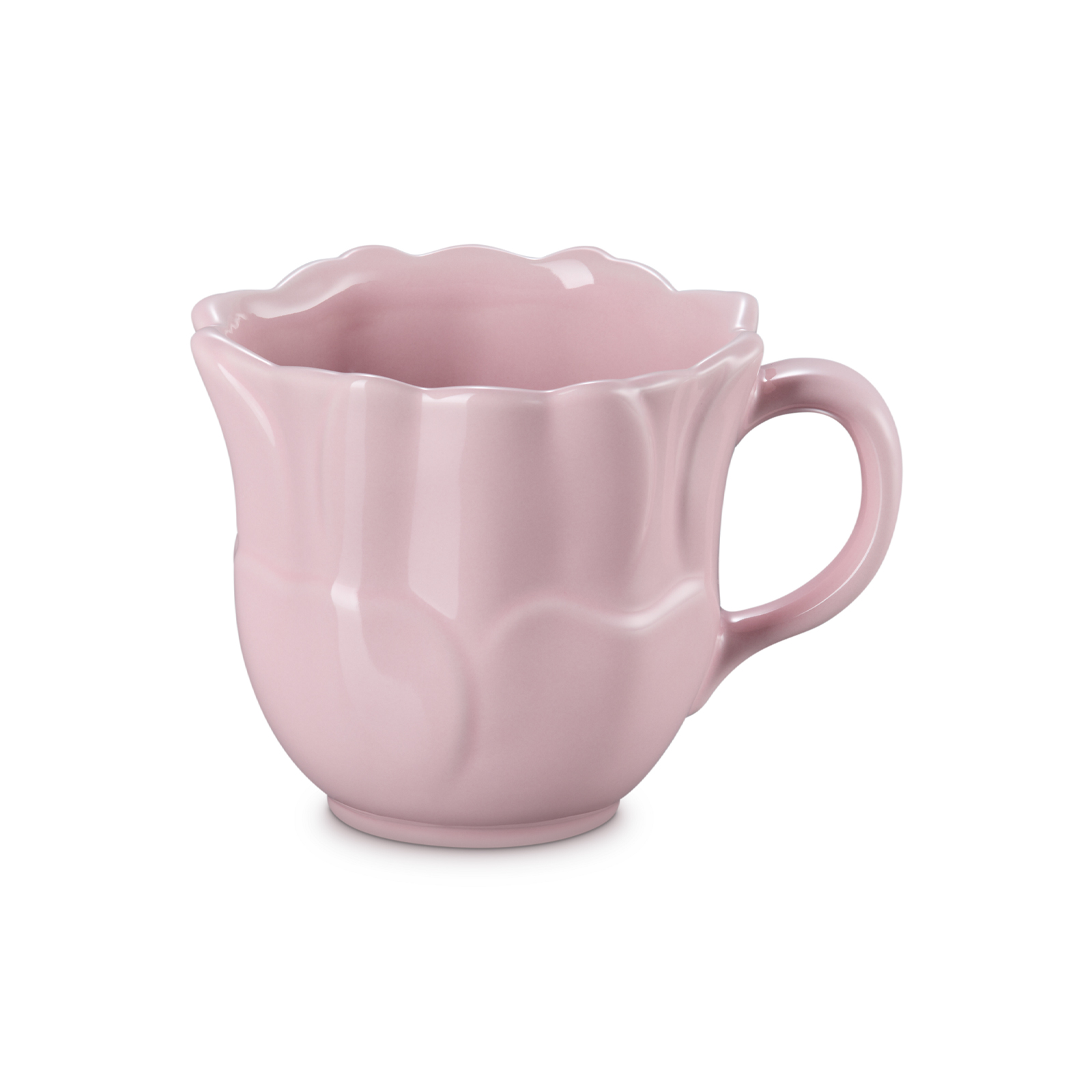 銀蓮花花瓣造型陶瓷杯 image number 0