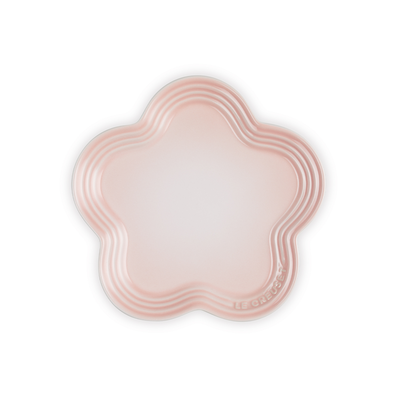 Flower Plate 19cm Shell Pink