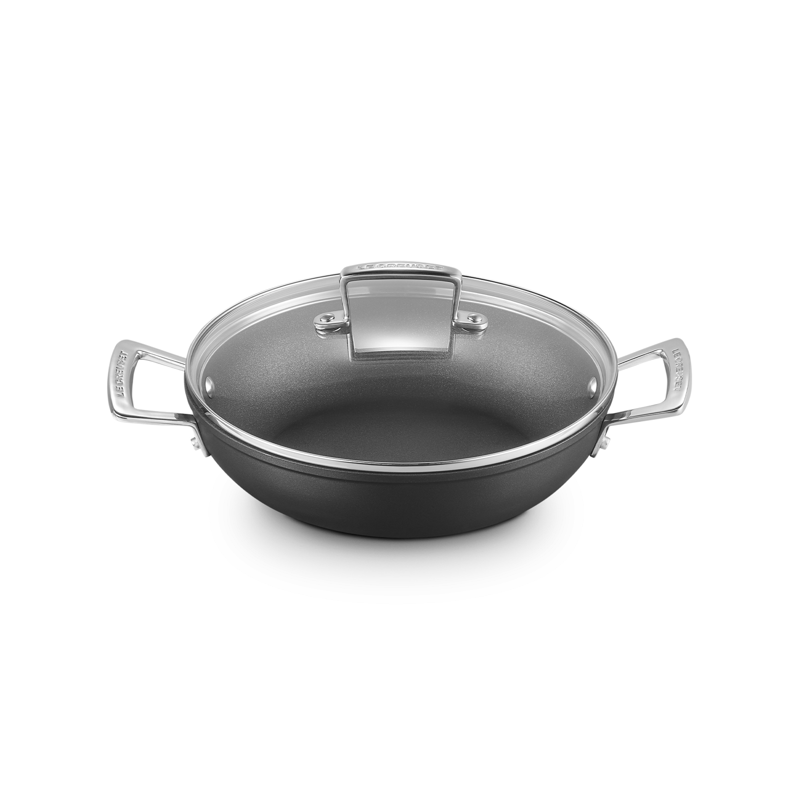 堅韌易潔深煎鍋連玻璃蓋 image number 1