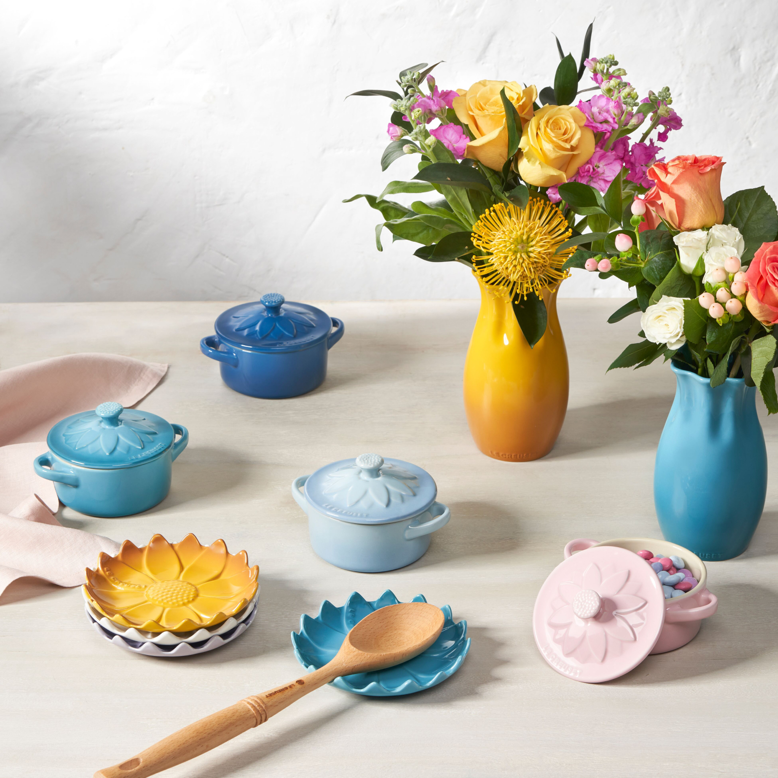 迷你陶瓷太陽花造型小鍋子 image number 5