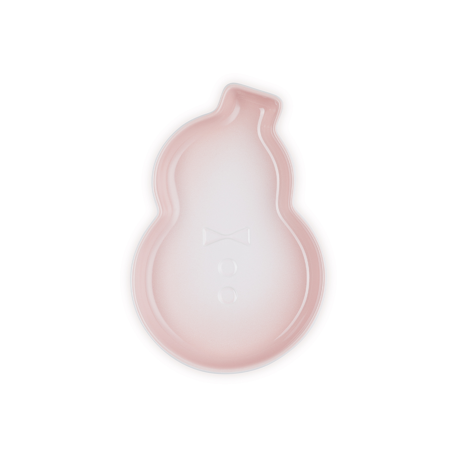 雪人造型陶瓷碟