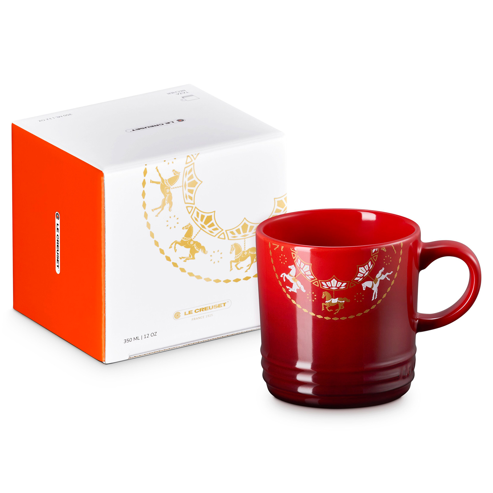 Carousel Mug 350ml Cerise
