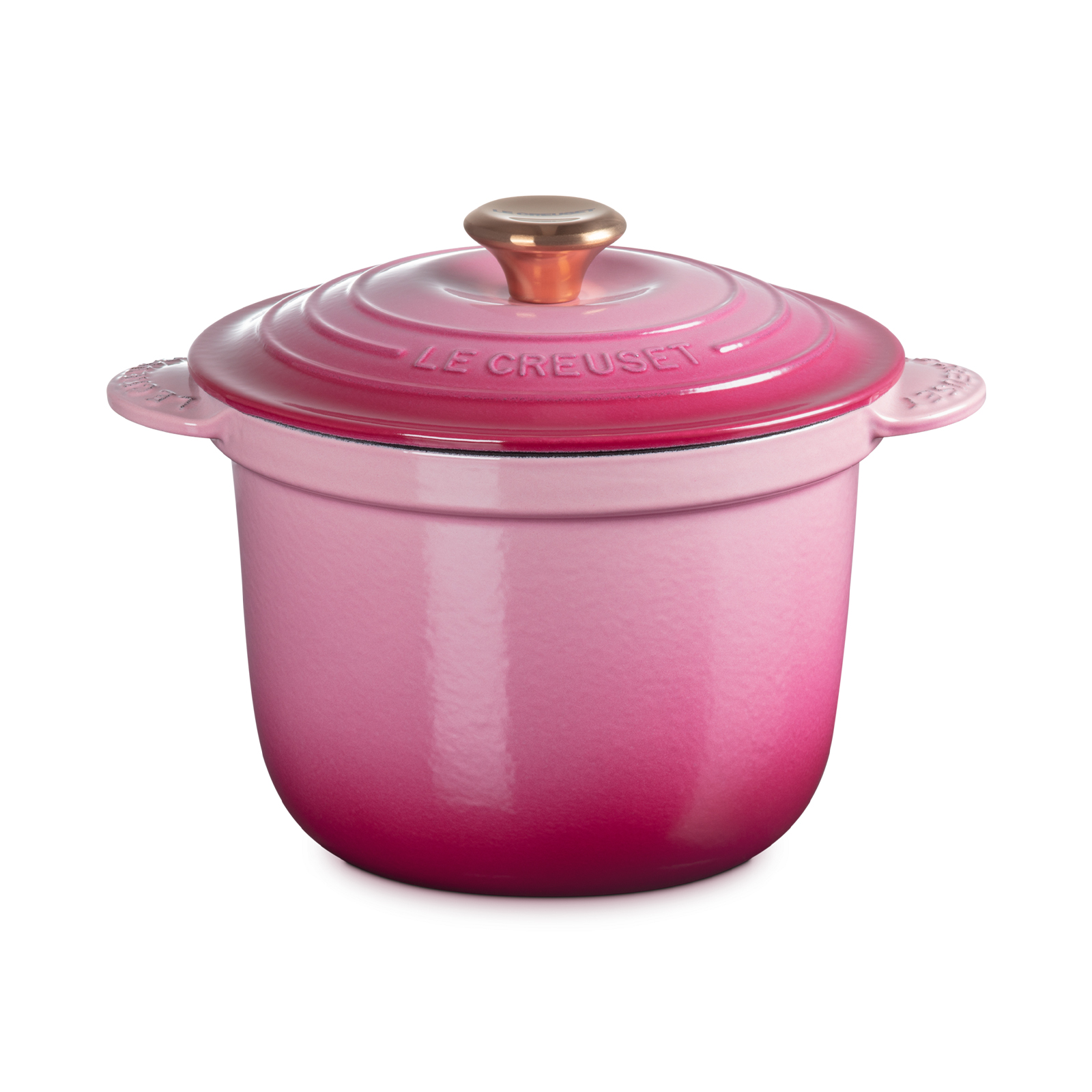 Cocotte Every 高身琺瑯鑄鐵鍋 20厘米 Berry (銅色鍋蓋頭)