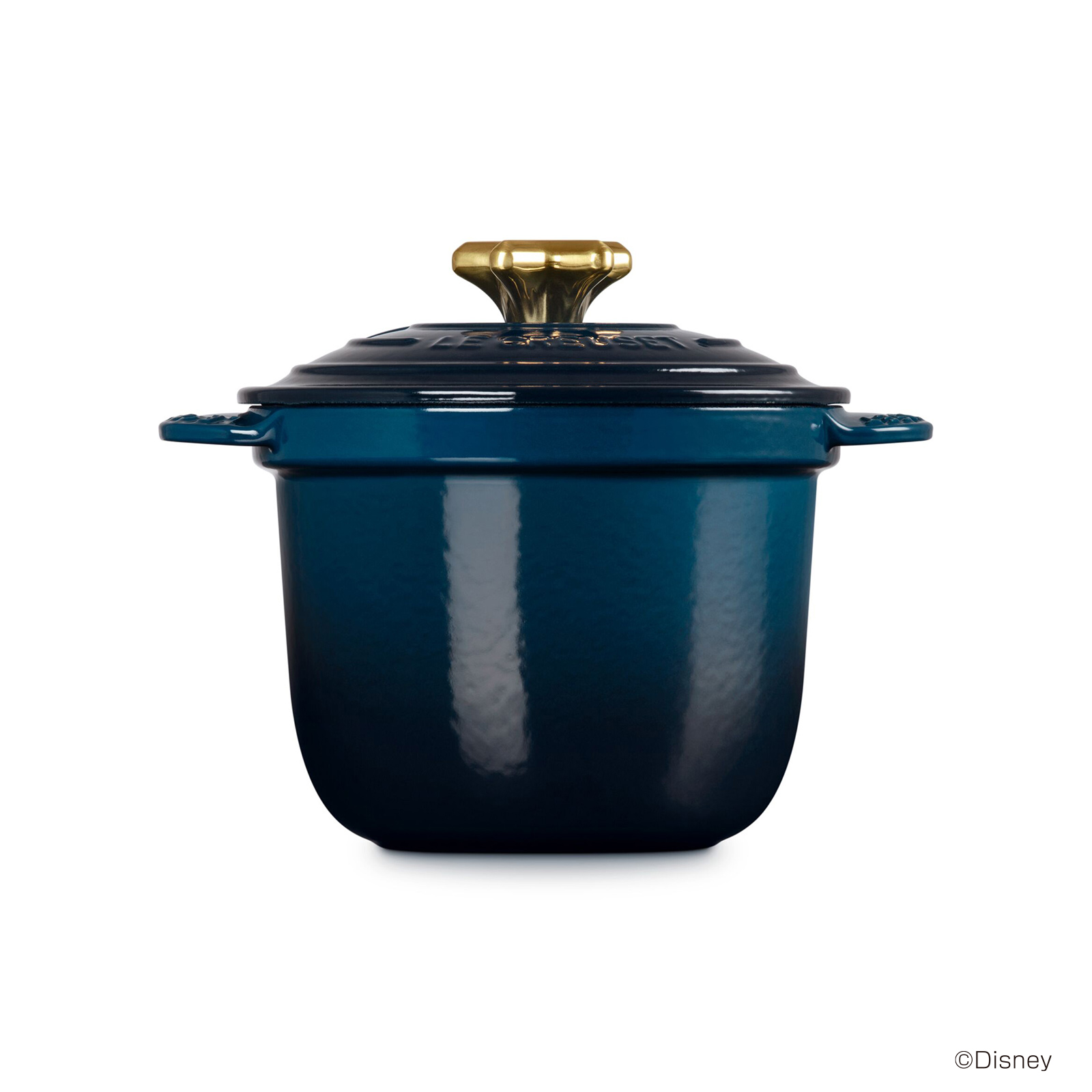 Mickey Mouse Cocotte Every 高身琺瑯鑄鐵鍋 (金色星形鍋蓋頭) image number 2