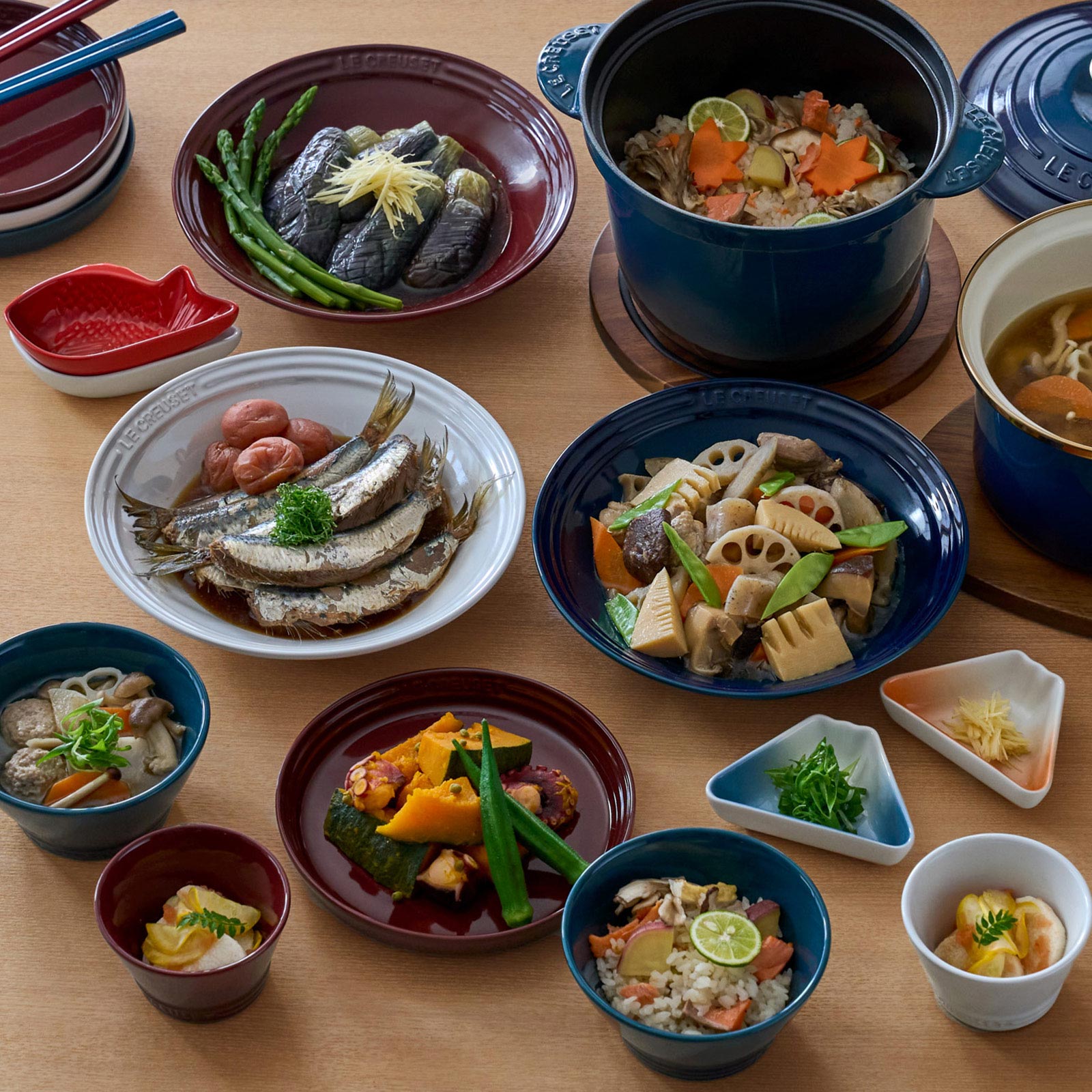 Set of 2 Snapper Dish White/Cerise image number 5