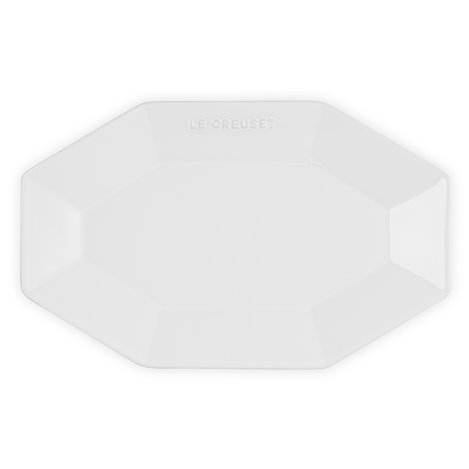 Octagon Plate 28cm White