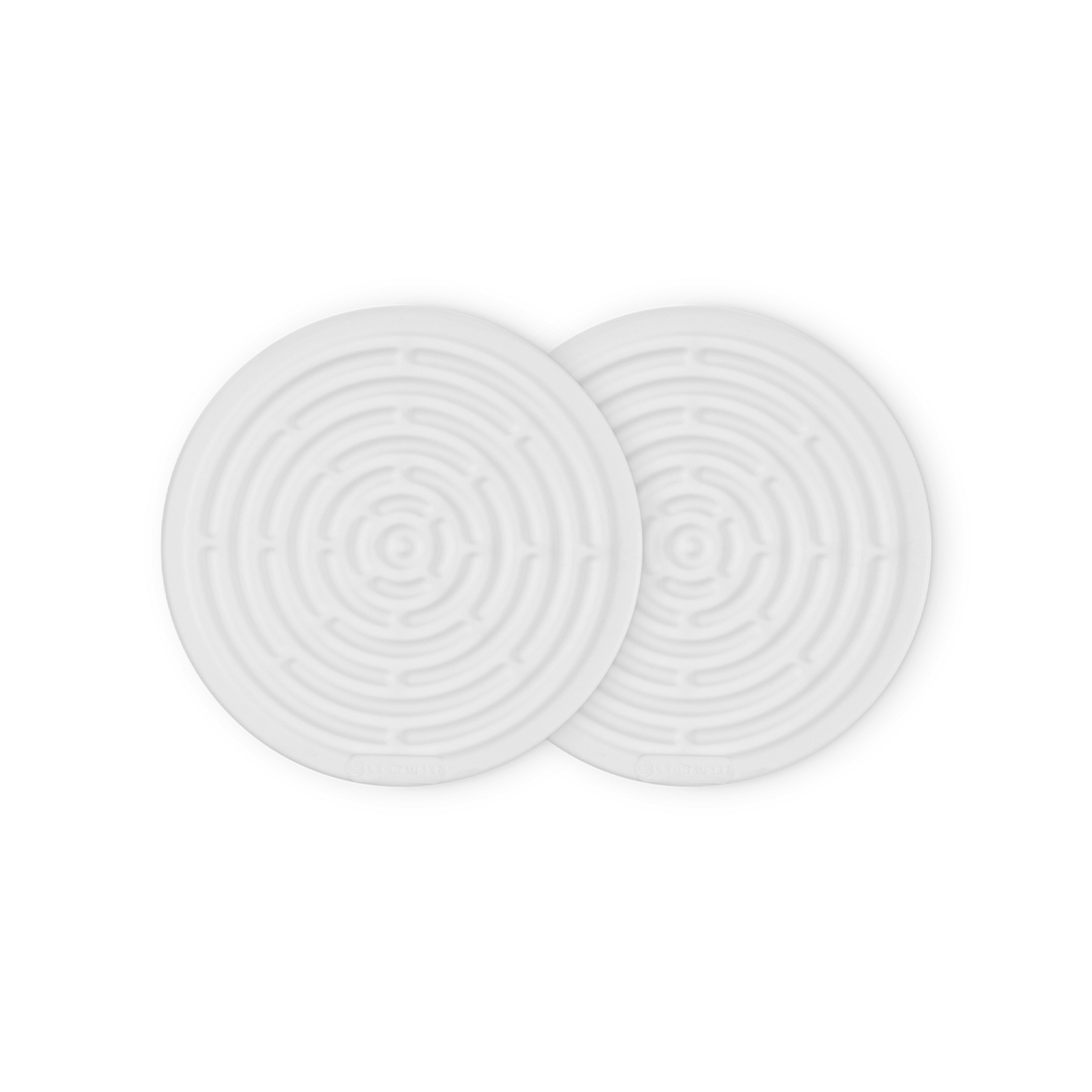 Set of 2 Mini Hotpad White